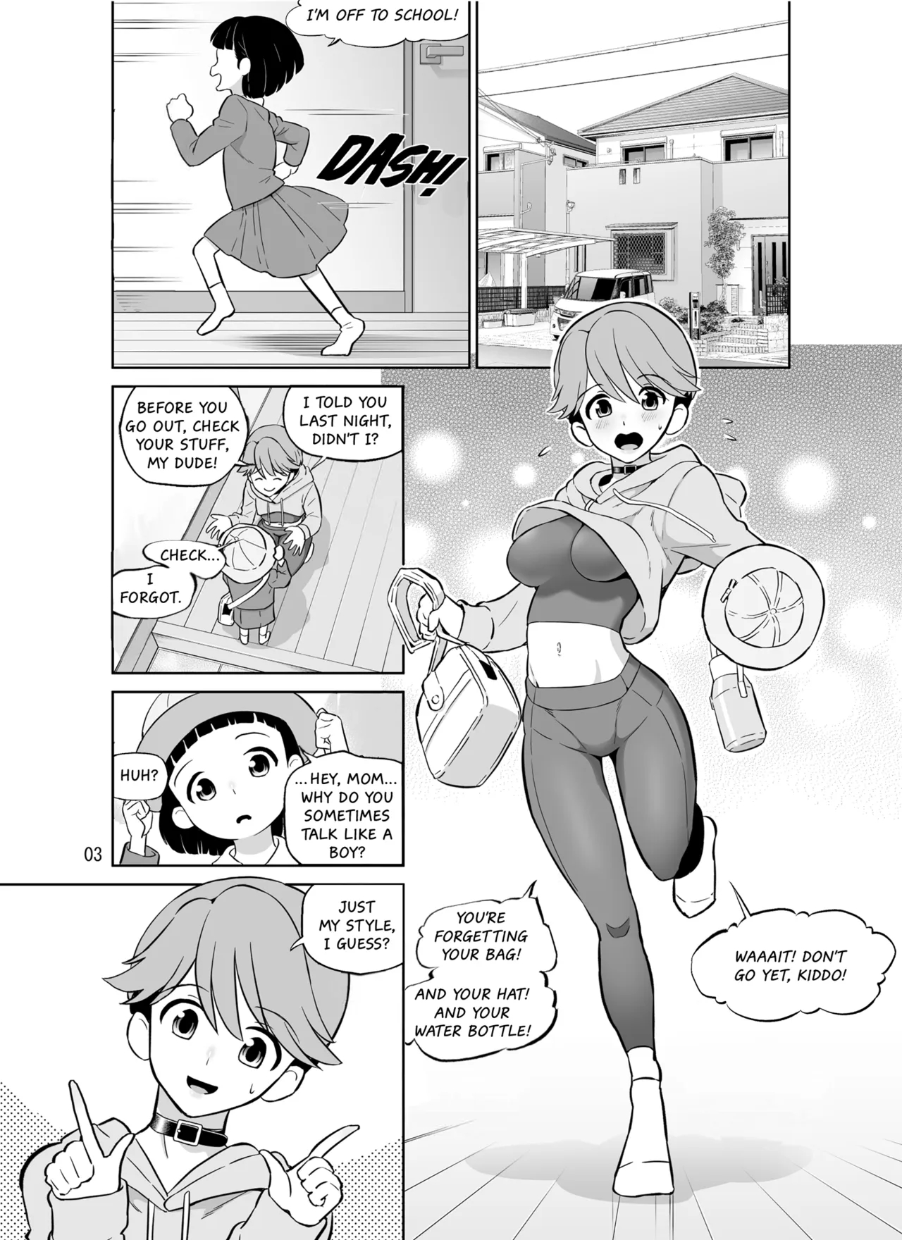 Netorare'd Tomboyish Mom page 3