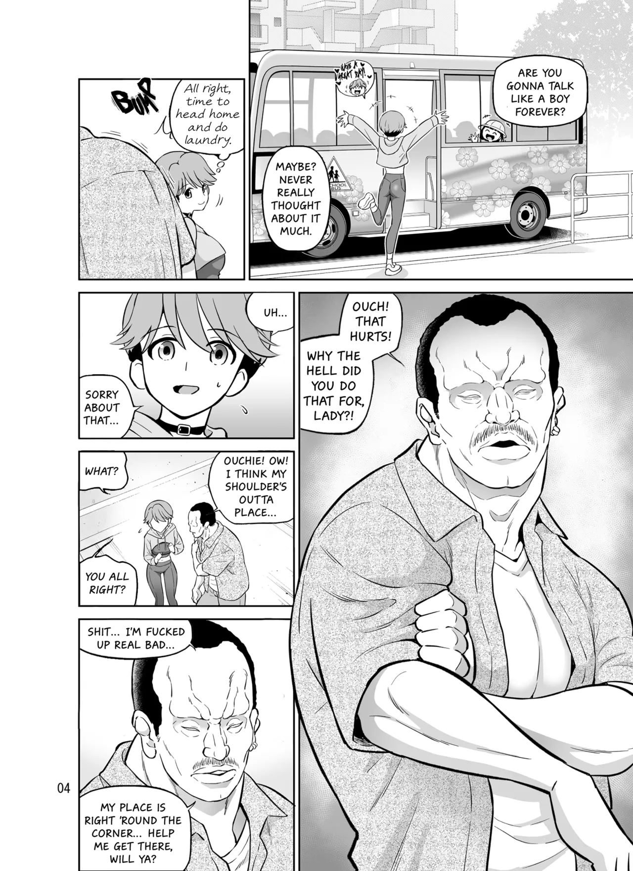 Netorare'd Tomboyish Mom page 4