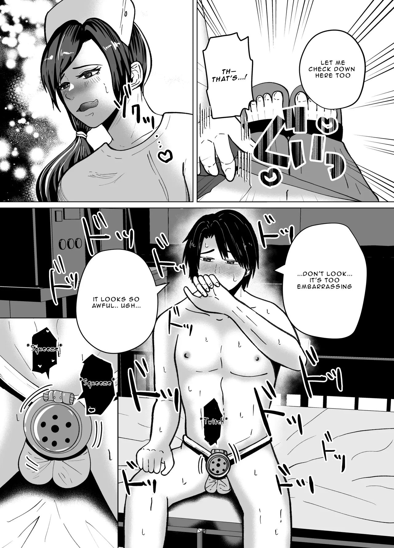 Nurse Onee-san's Masochist Examination Test page 11