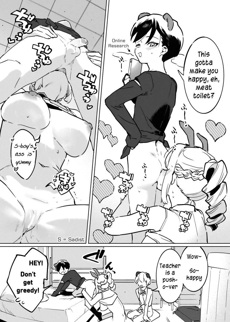 Professor Toilet's Meat Toilet Class page 18