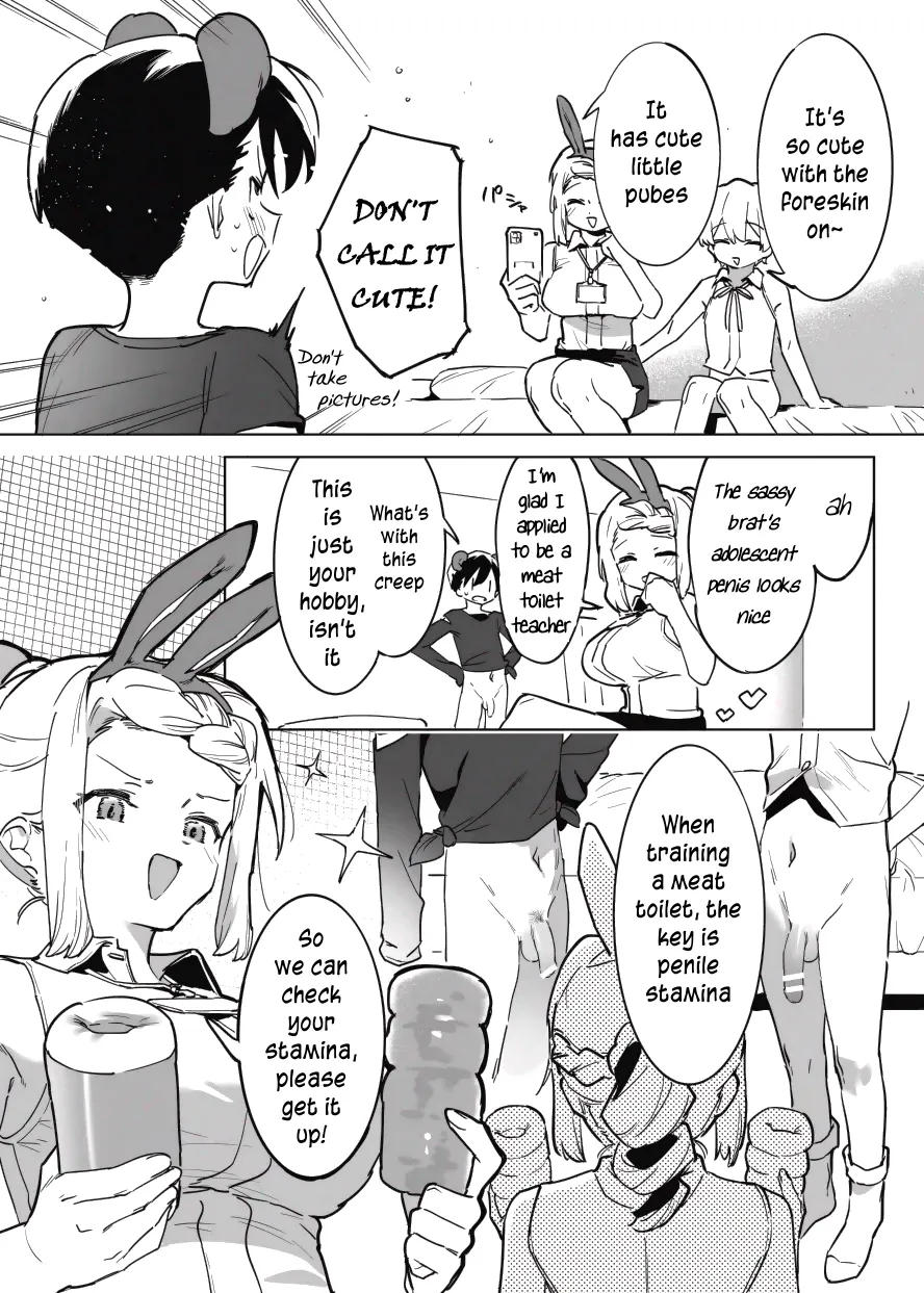 Professor Toilet's Meat Toilet Class page 9