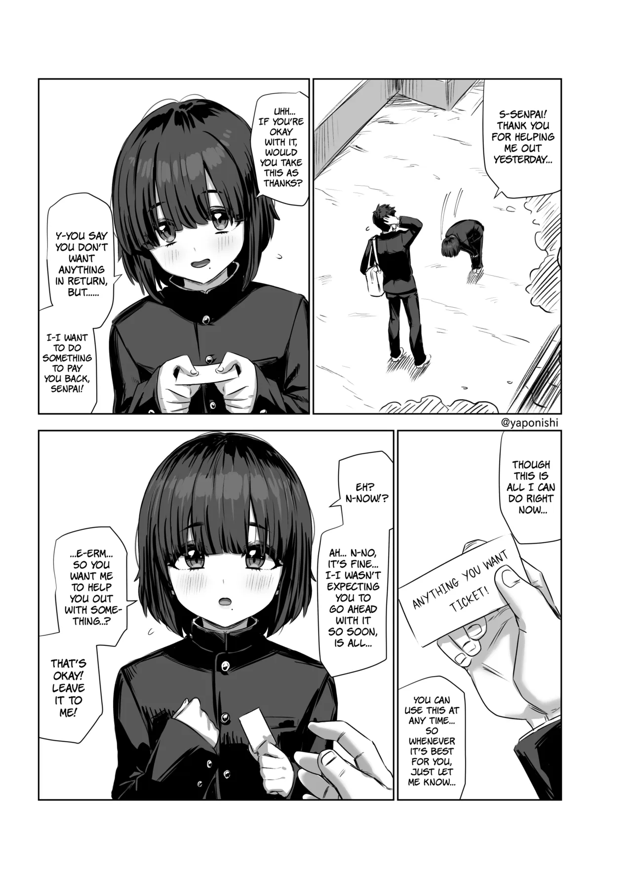 Senpai And Kouhai page 1