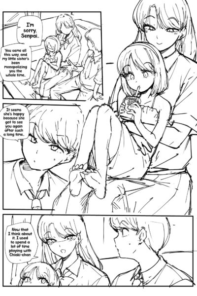 Senpai No Himitsu | Senpai's Secret |raw Sketch] page 1