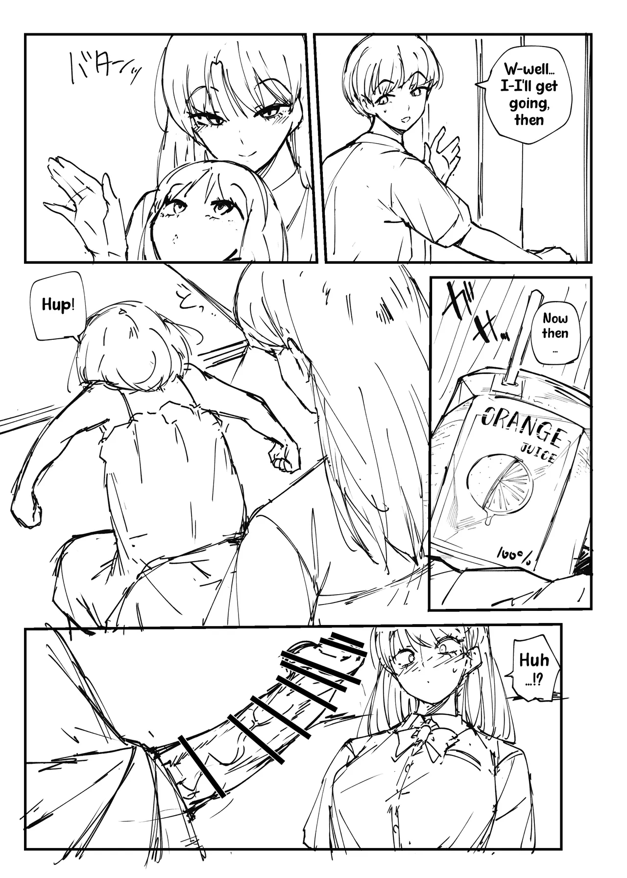 Senpai No Himitsu | Senpai's Secret |raw Sketch] page 3