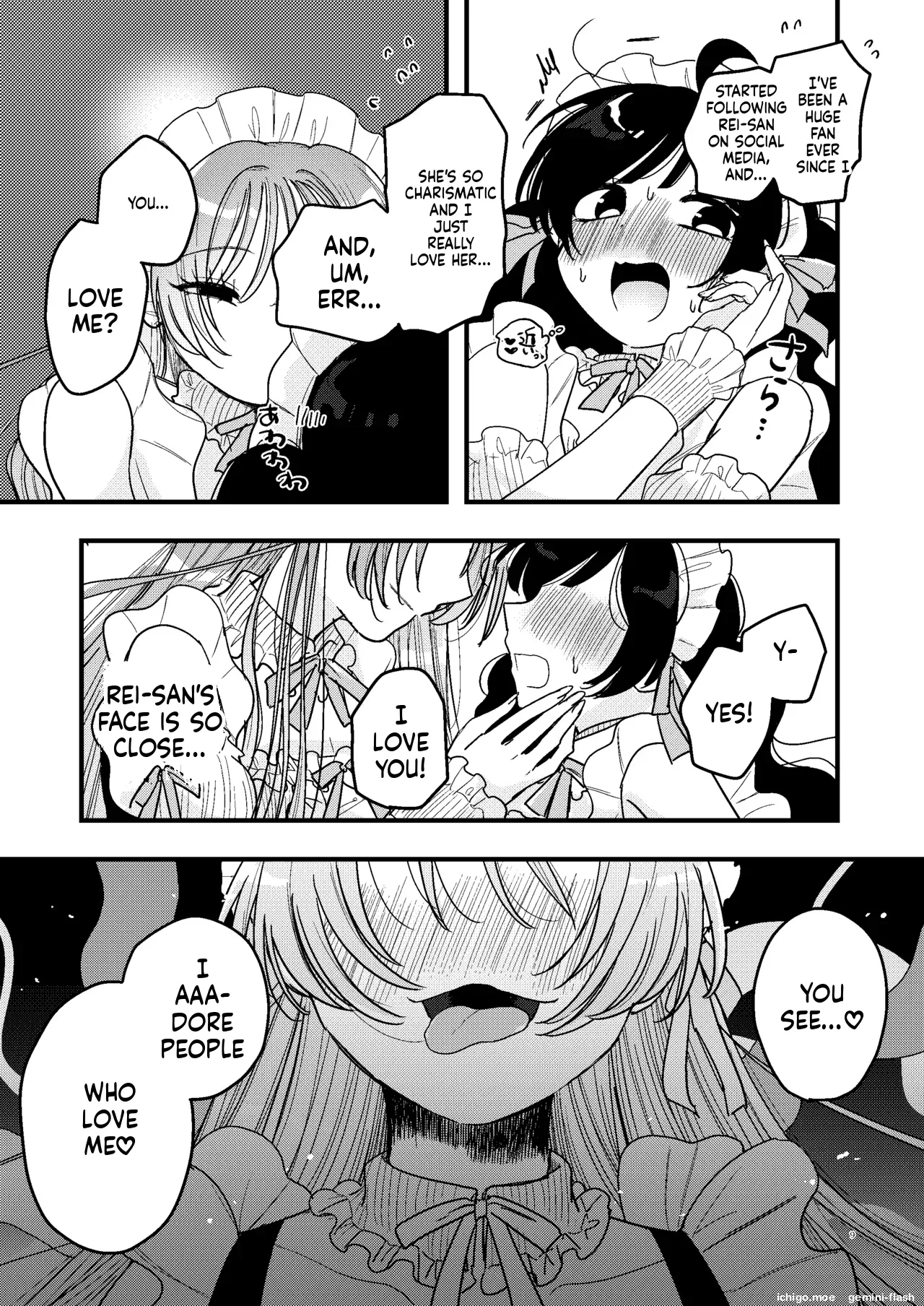 Shokushu Maid Kissa Tenchou Ni Chikubi O Nerawaretemasu page 10