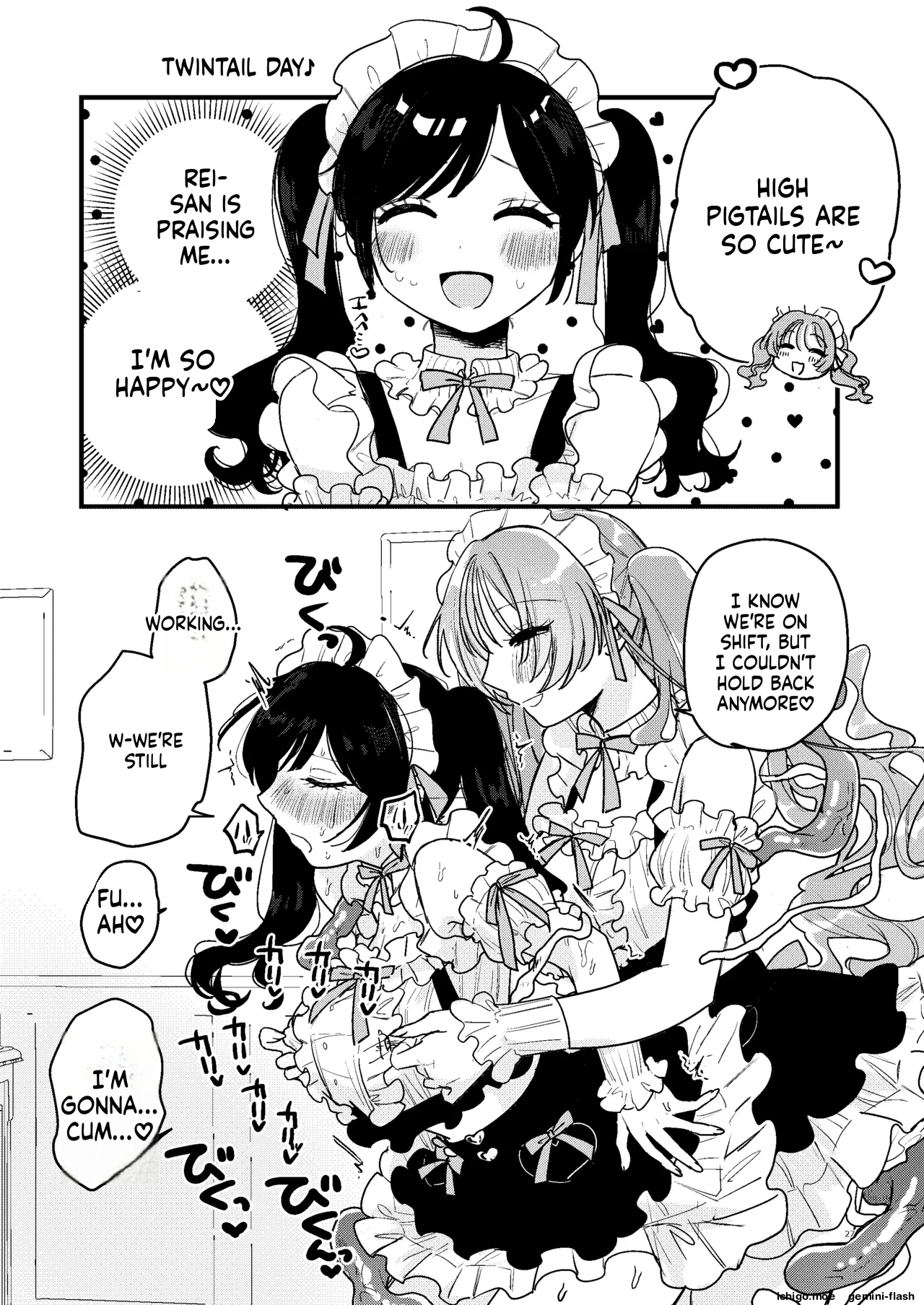 Shokushu Maid Kissa Tenchou Ni Chikubi O Nerawaretemasu page 28