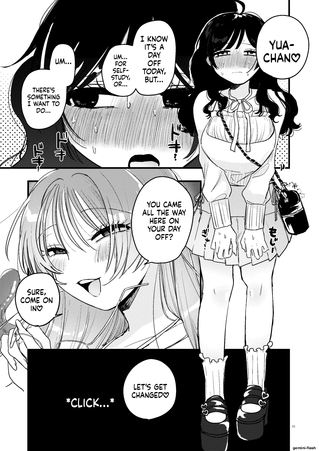 Shokushu Maid Kissa Tenchou Ni Chikubi O Nerawaretemasu page 36