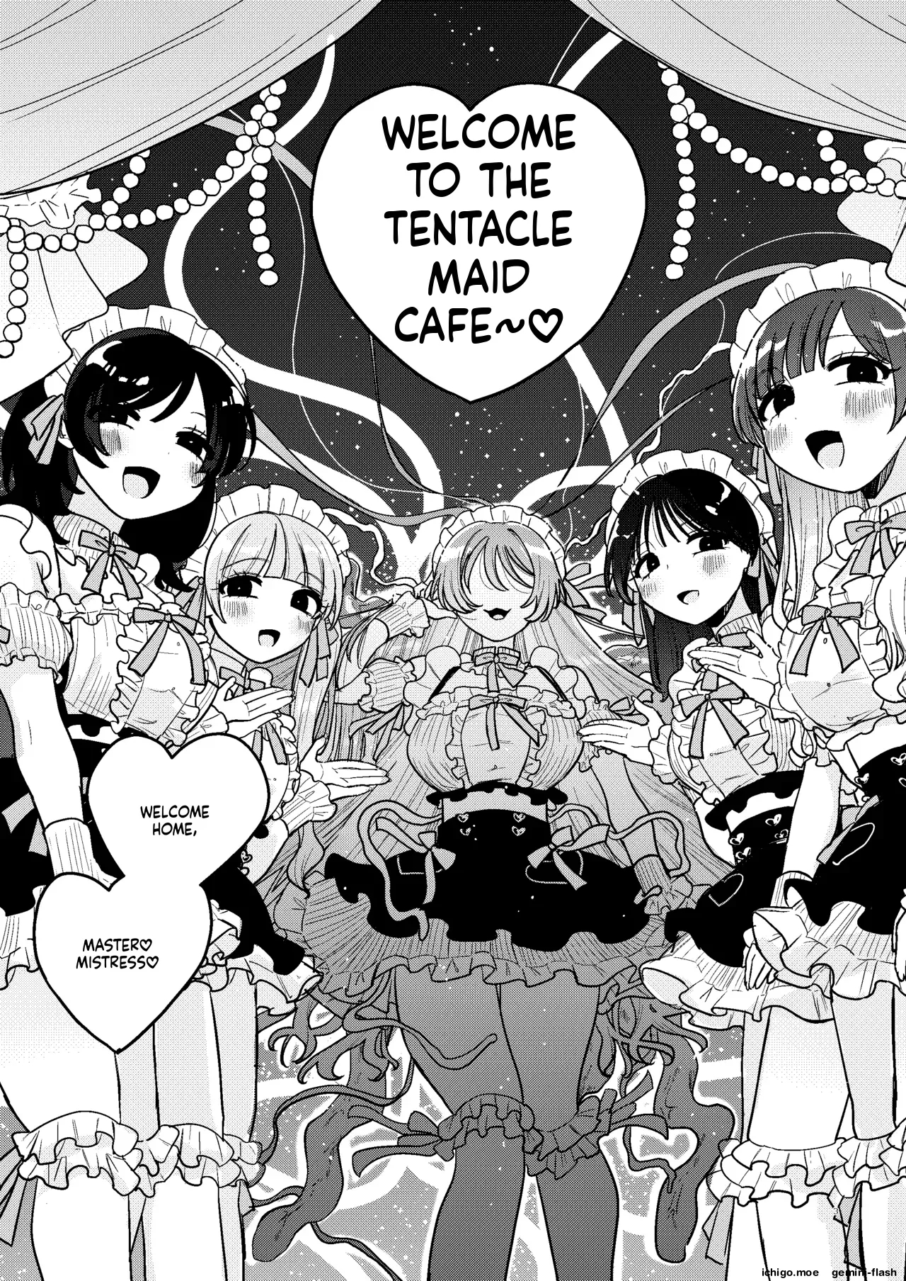 Shokushu Maid Kissa Tenchou Ni Chikubi O Nerawaretemasu page 4