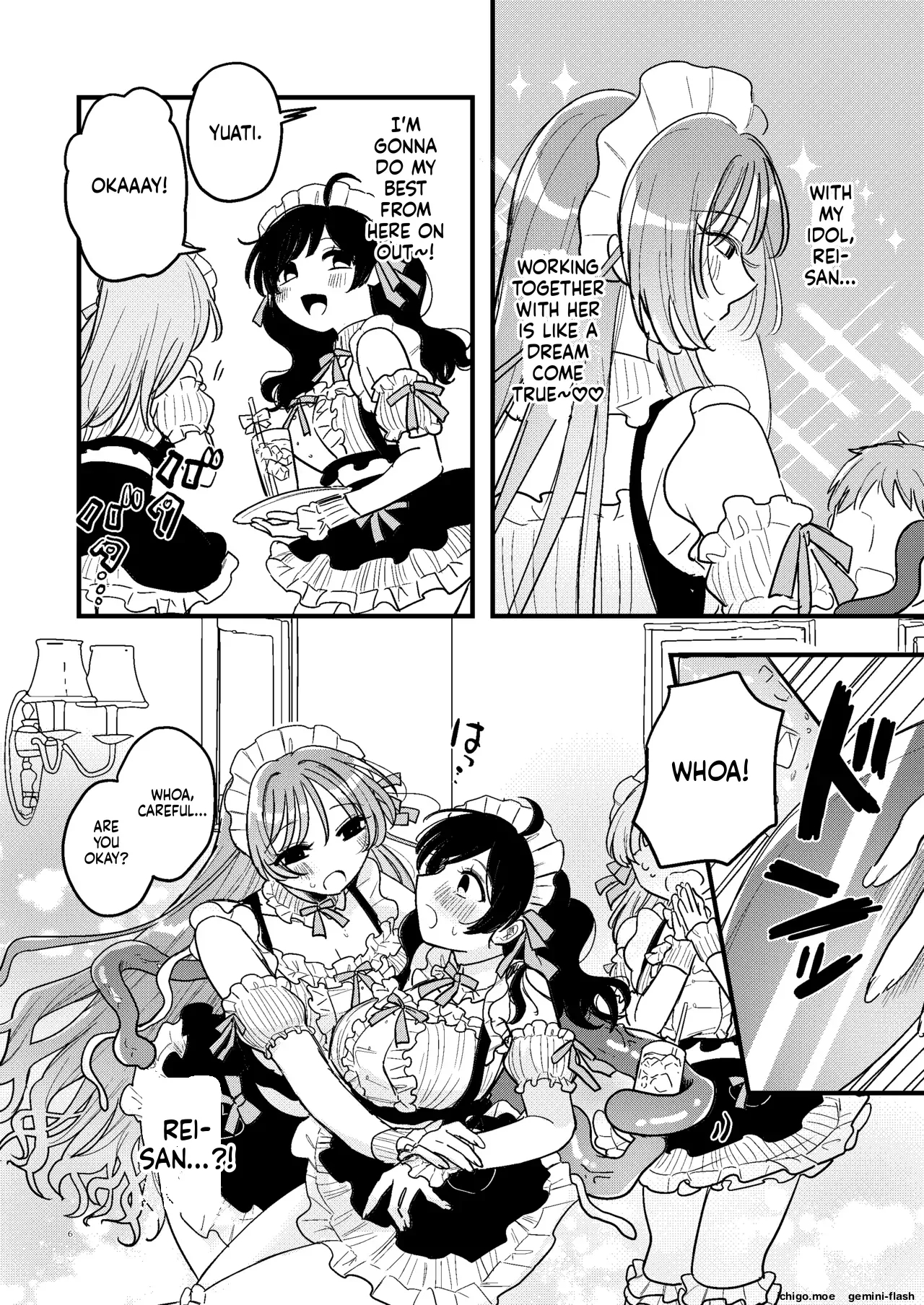 Shokushu Maid Kissa Tenchou Ni Chikubi O Nerawaretemasu page 7