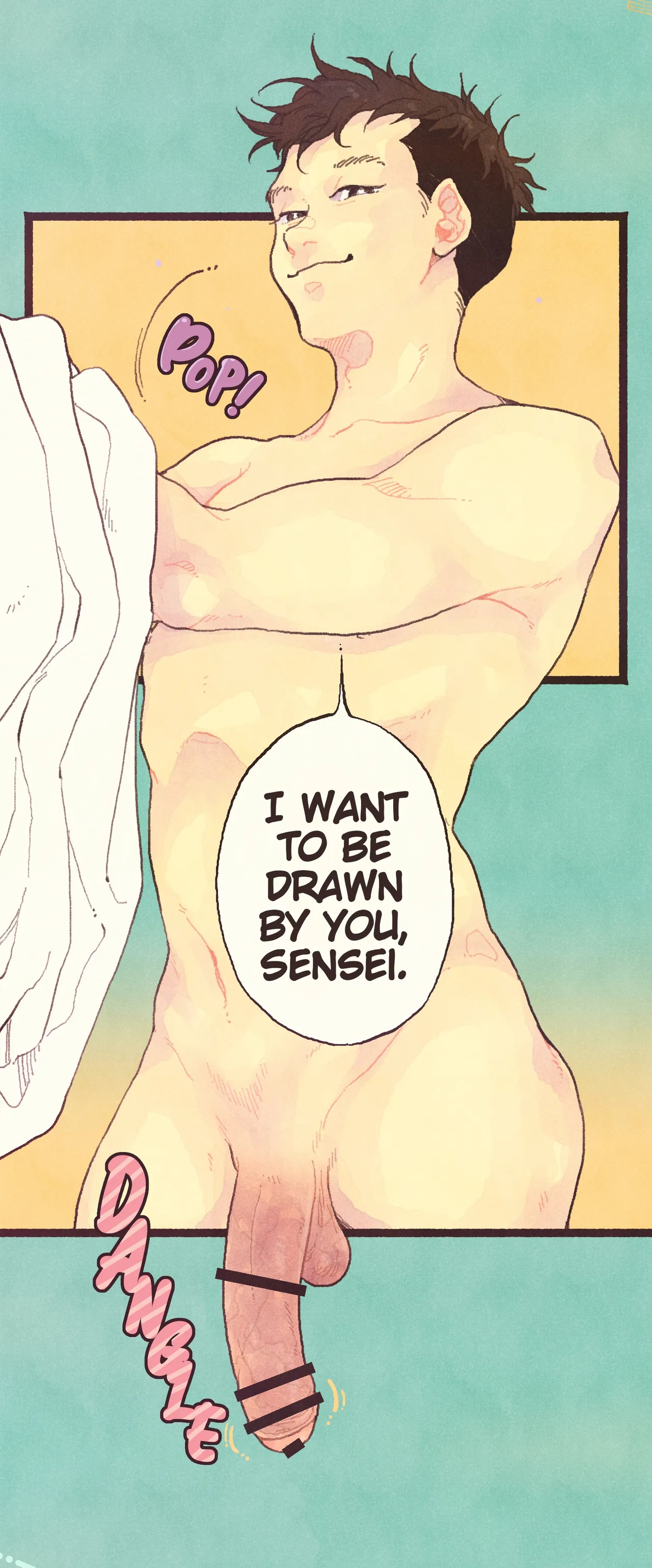 Sketching A Nude Model's Oversized Cock ♡ page 42