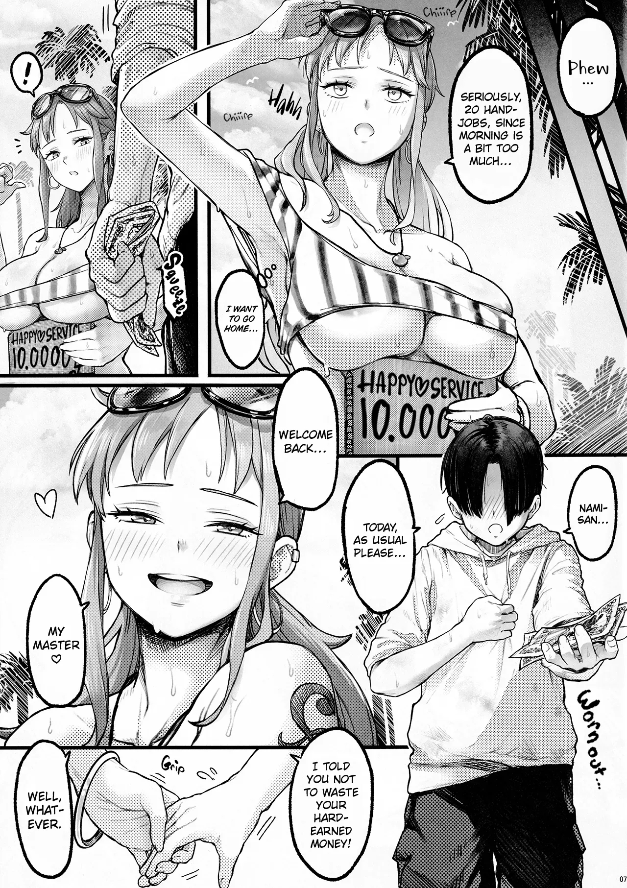 Slutty Nami Hooks Up With A Bunch Of Men Outdoors!! page 8