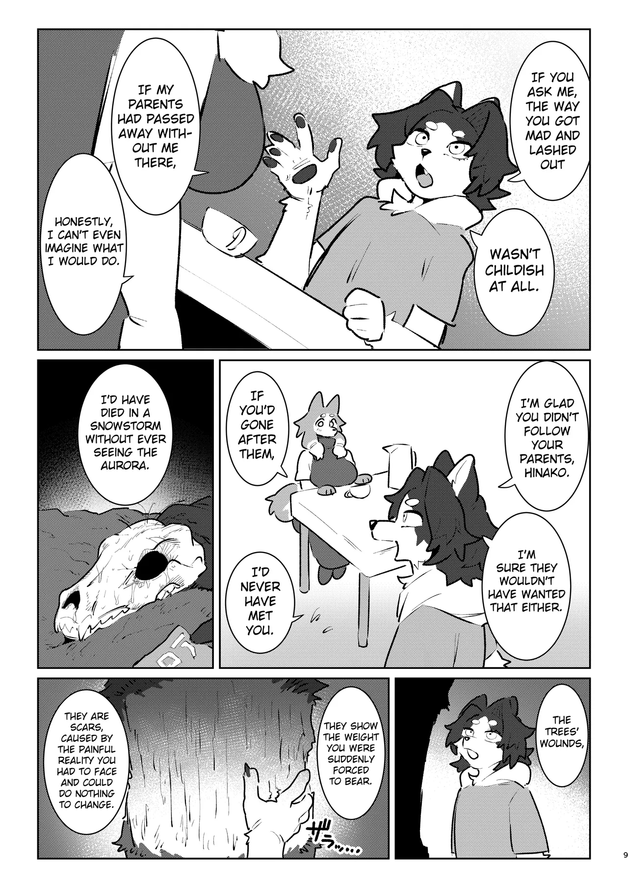 Snow Melting Beneath The Aurora-lit Sky page 45