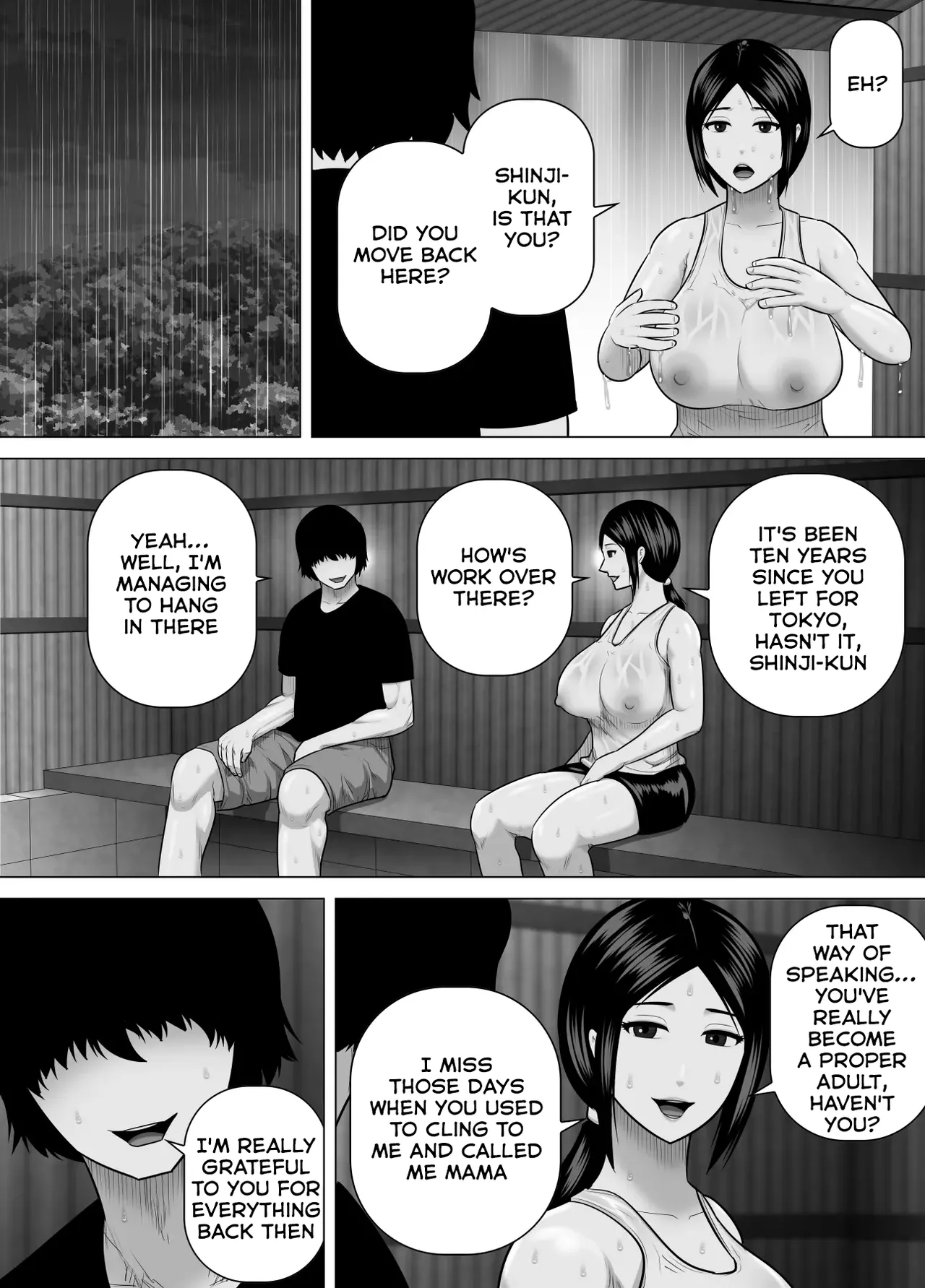 Sodate No Oya No Mitsuko-san To Juu-nen-buri Ni Inaka De Saikai Shite Sugu Ni Sex Shita Hanashi page 4