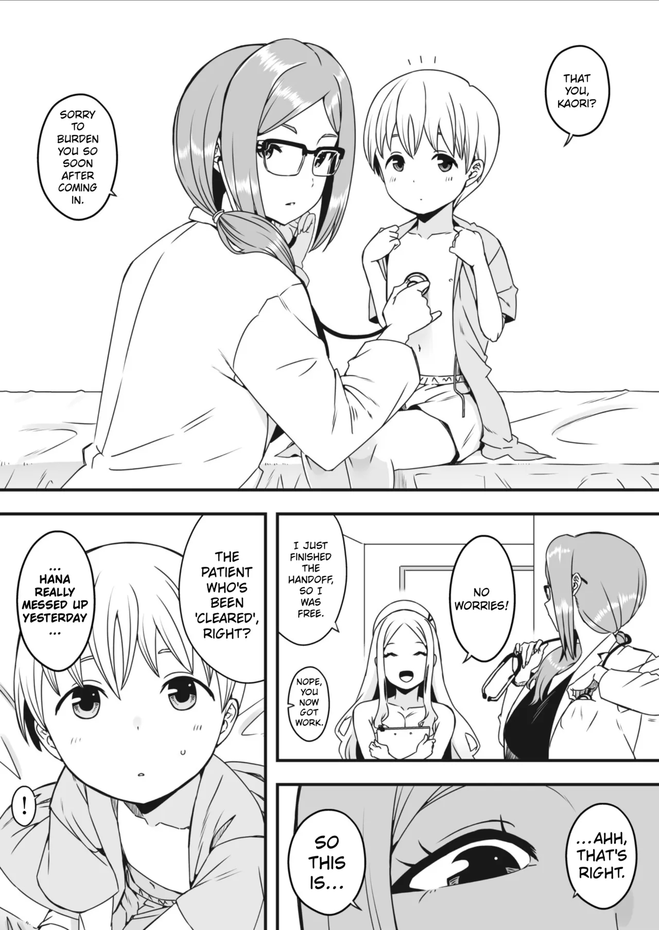Sperm-squeezing Clinic Staffed With Total Cumsluts! page 32