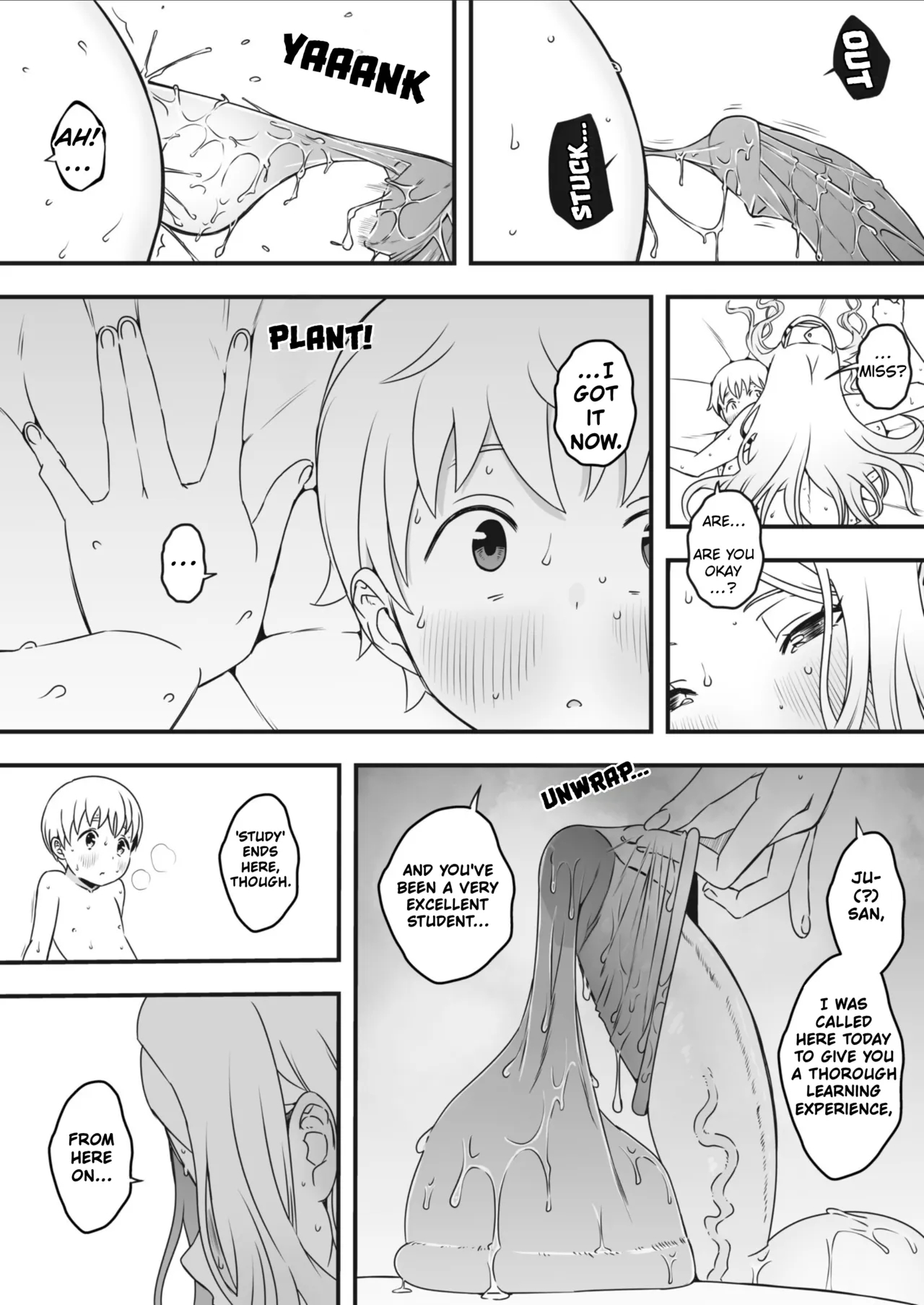 Sperm-squeezing Clinic Staffed With Total Cumsluts! page 54