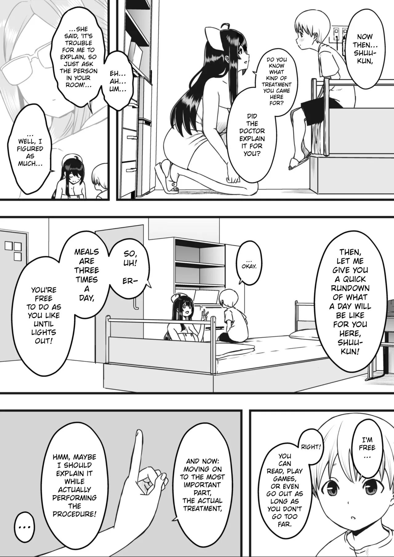 Sperm-squeezing Clinic Staffed With Total Cumsluts! page 8