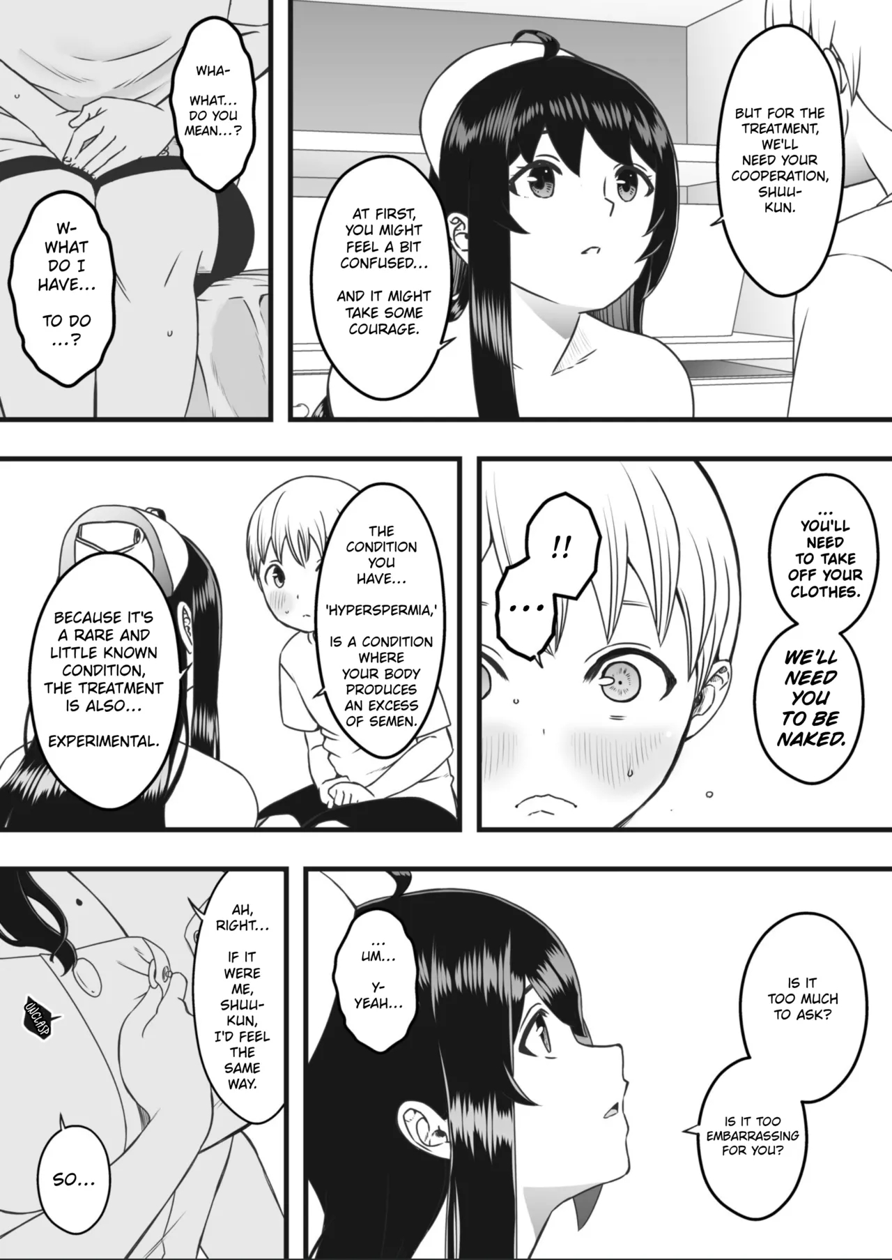 Sperm-squeezing Clinic Staffed With Total Cumsluts! page 9