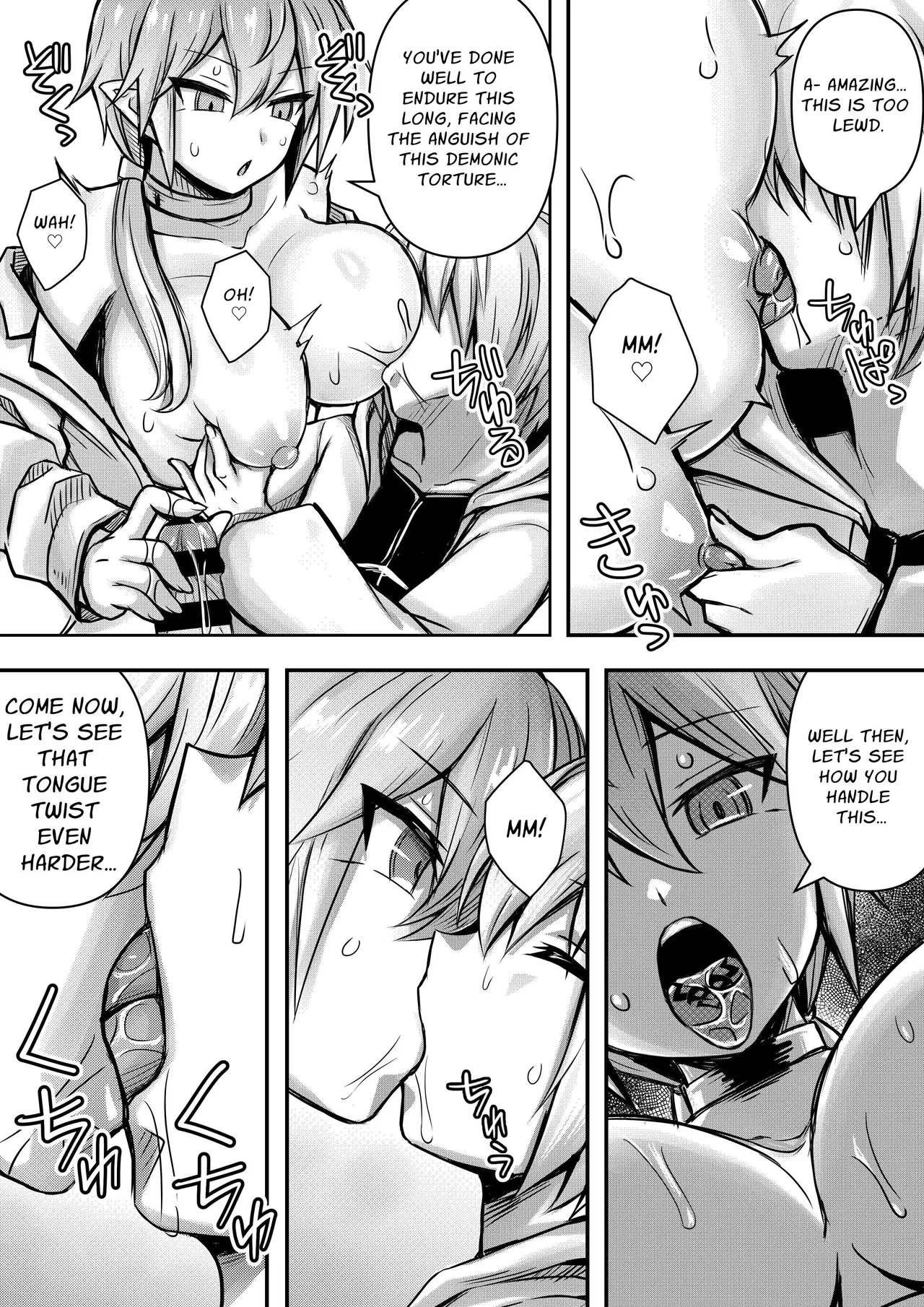 The Big-breasted Demons Don't Understand Humans, So They Decide To Bring The Heroes To Their Knees By Having Sex 1 page 13