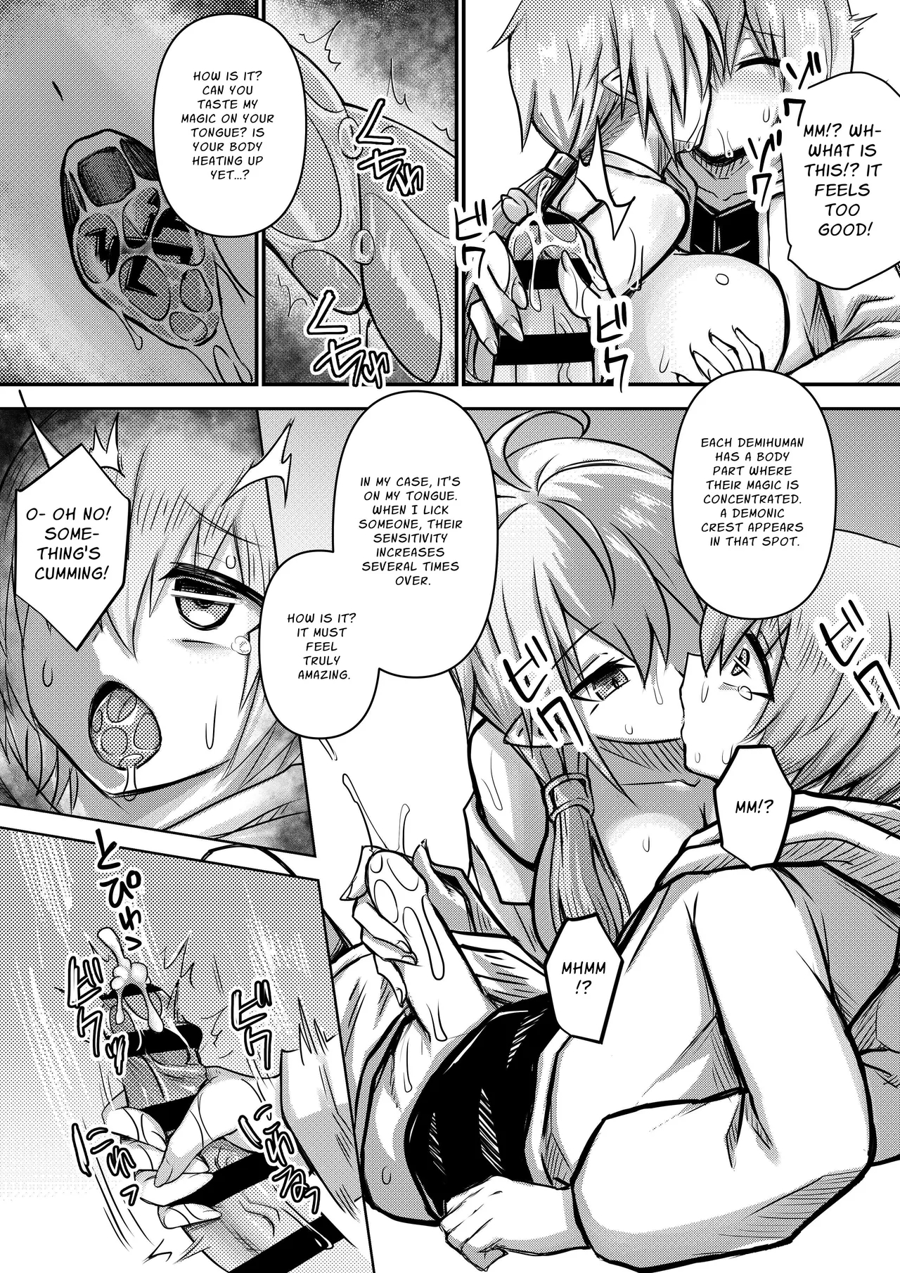 The Big-breasted Demons Don't Understand Humans, So They Decide To Bring The Heroes To Their Knees By Having Sex 1 page 14