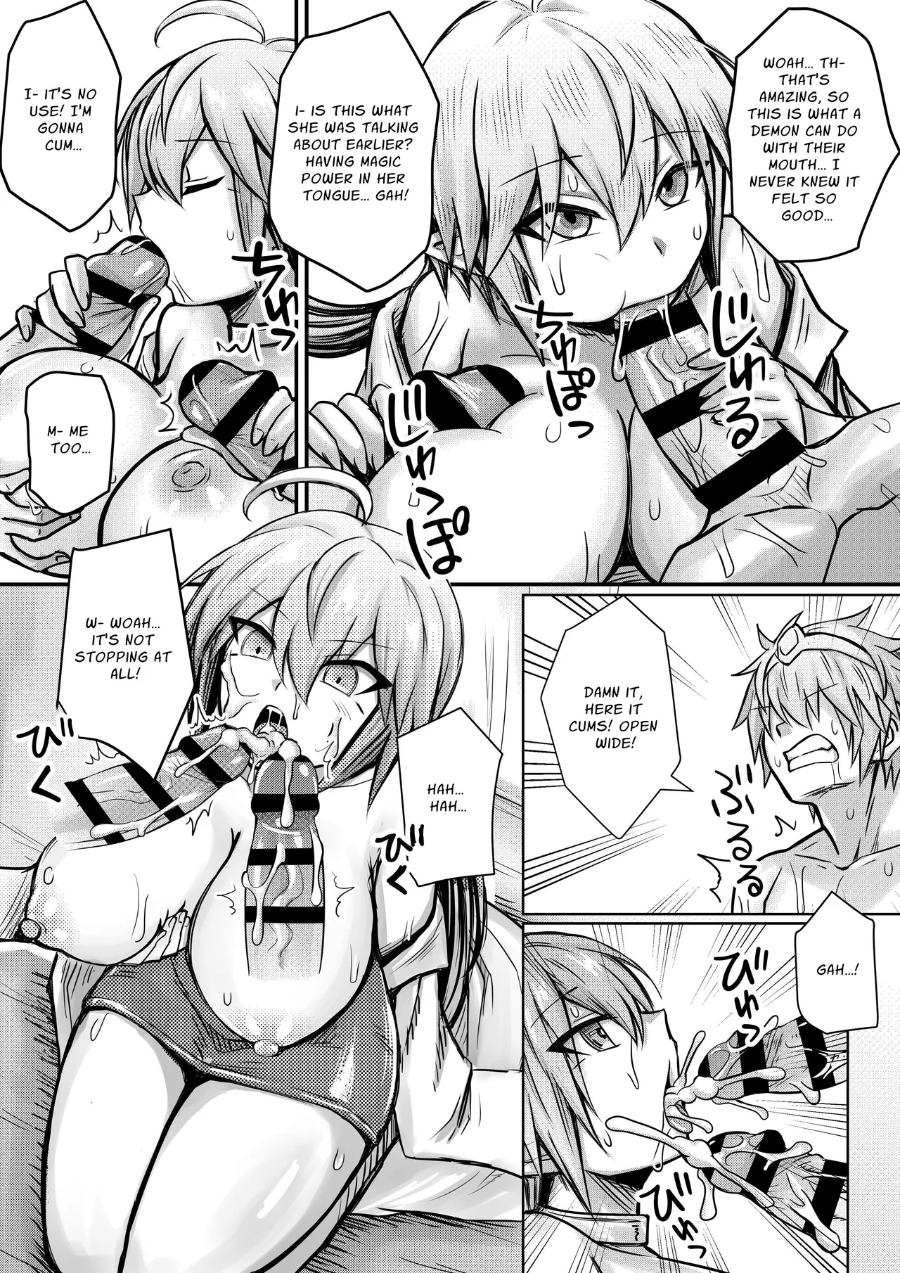 The Big-breasted Demons Don't Understand Humans, So They Decide To Bring The Heroes To Their Knees By Having Sex 1 page 24