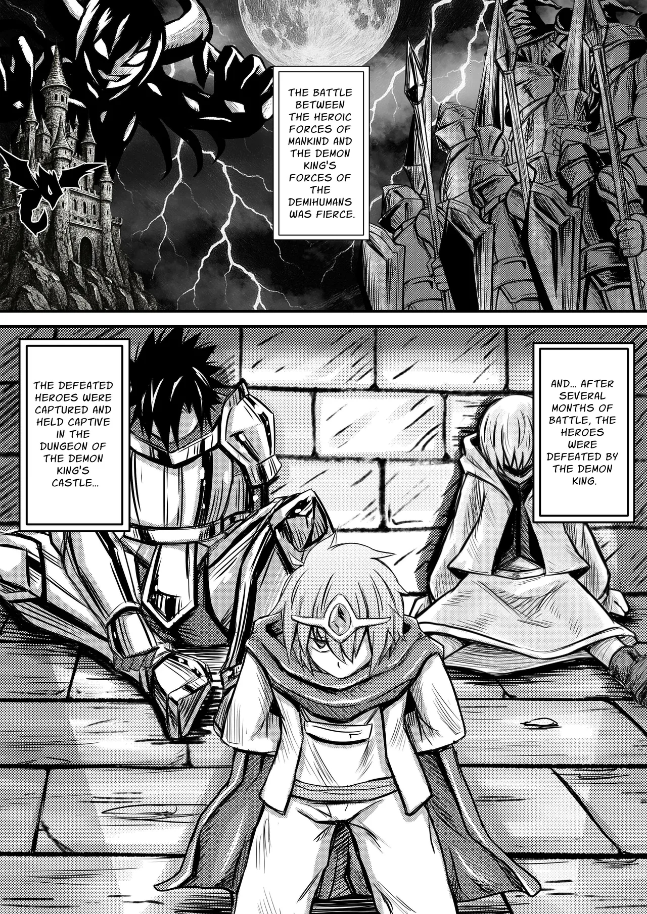 The Big-breasted Demons Don't Understand Humans, So They Decide To Bring The Heroes To Their Knees By Having Sex 1 page 3
