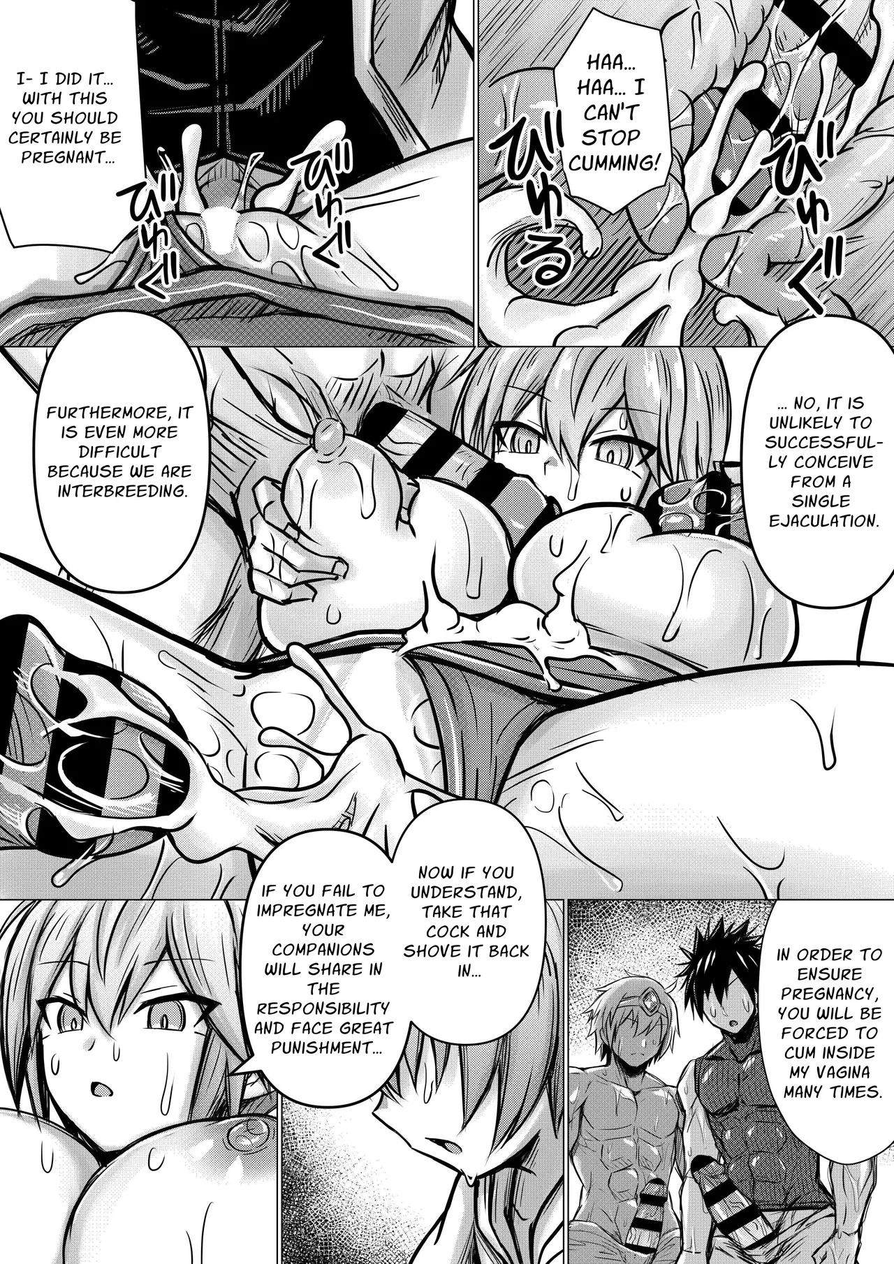 The Big-breasted Demons Don't Understand Humans, So They Decide To Bring The Heroes To Their Knees By Having Sex 1 page 32