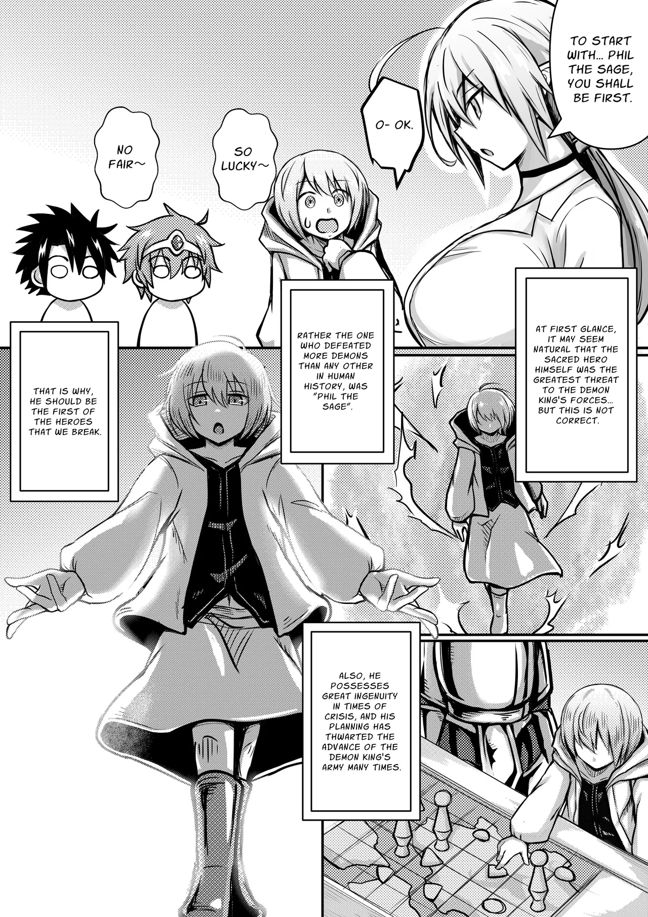 The Big-breasted Demons Don't Understand Humans, So They Decide To Bring The Heroes To Their Knees By Having Sex 1 page 9