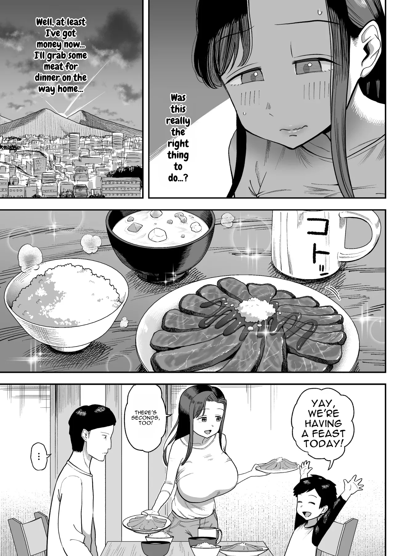 The Big-titted Housewife, Okuteda-san, Becomes The Pervert Dog Old-man’s Vulgar Mating Officer For The Sake Of The Household Budget page 21