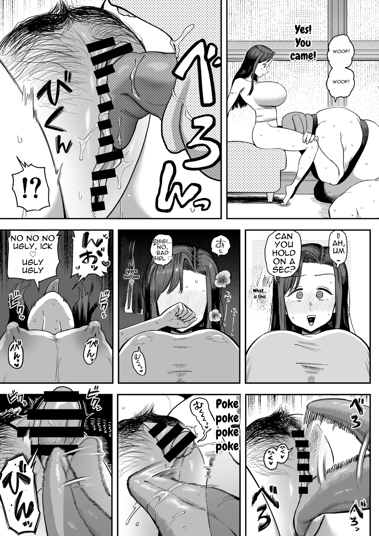 The Big-titted Housewife, Okuteda-san, Becomes The Pervert Dog Old-man’s Vulgar Mating Officer For The Sake Of The Household Budget page 27