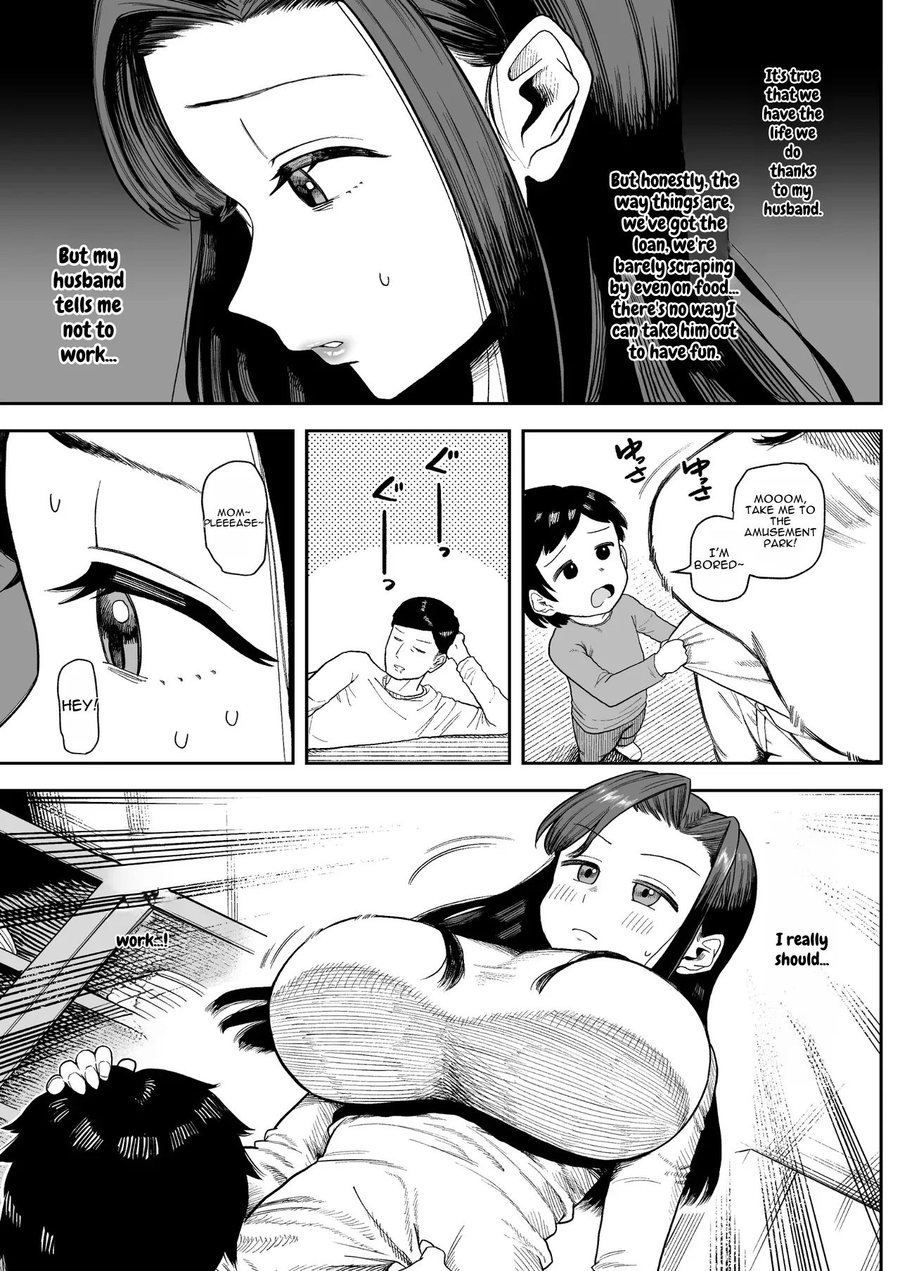 The Big-titted Housewife, Okuteda-san, Becomes The Pervert Dog Old-man’s Vulgar Mating Officer For The Sake Of The Household Budget page 5