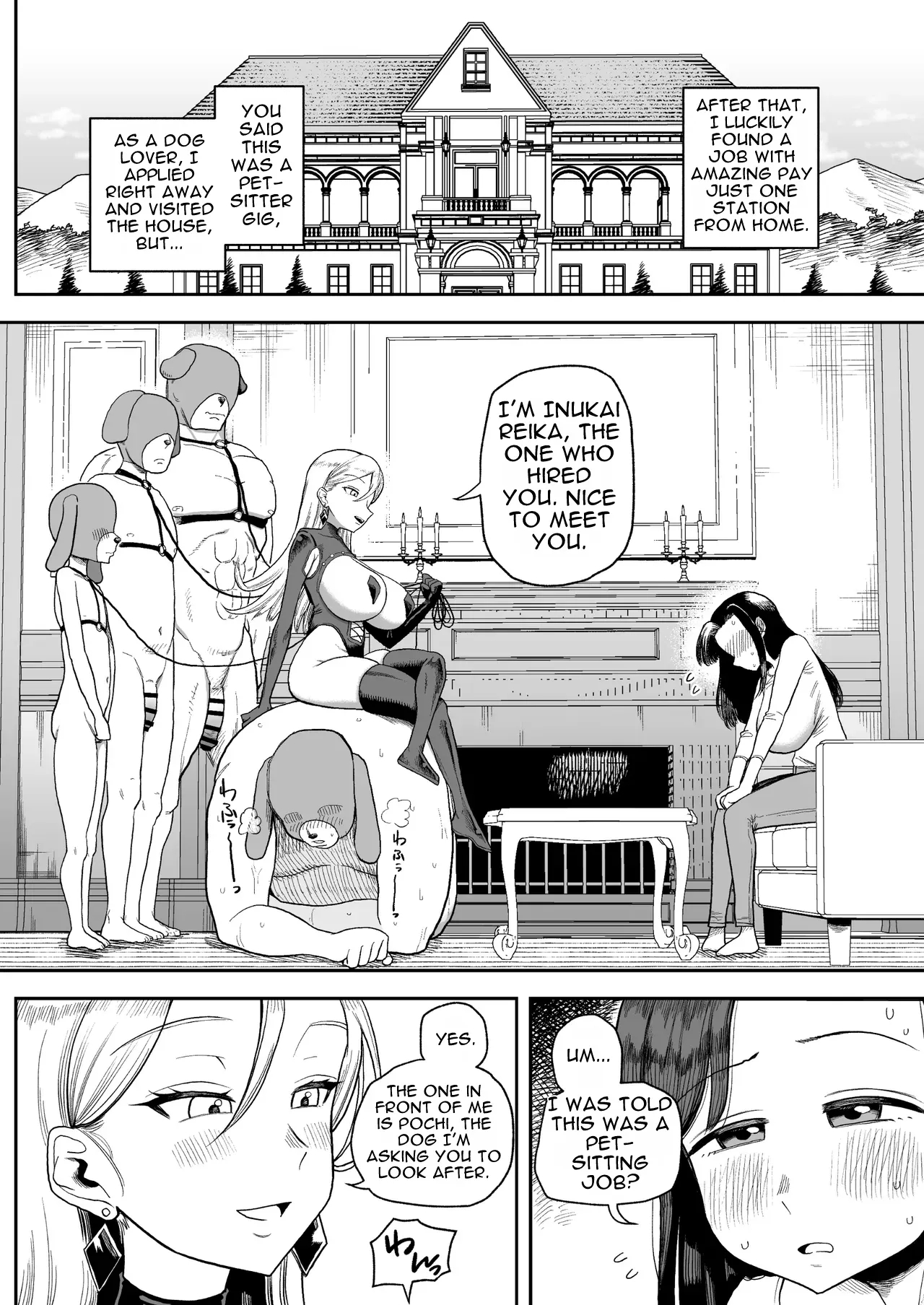 The Big-titted Housewife, Okuteda-san, Becomes The Pervert Dog Old-man’s Vulgar Mating Officer For The Sake Of The Household Budget page 6