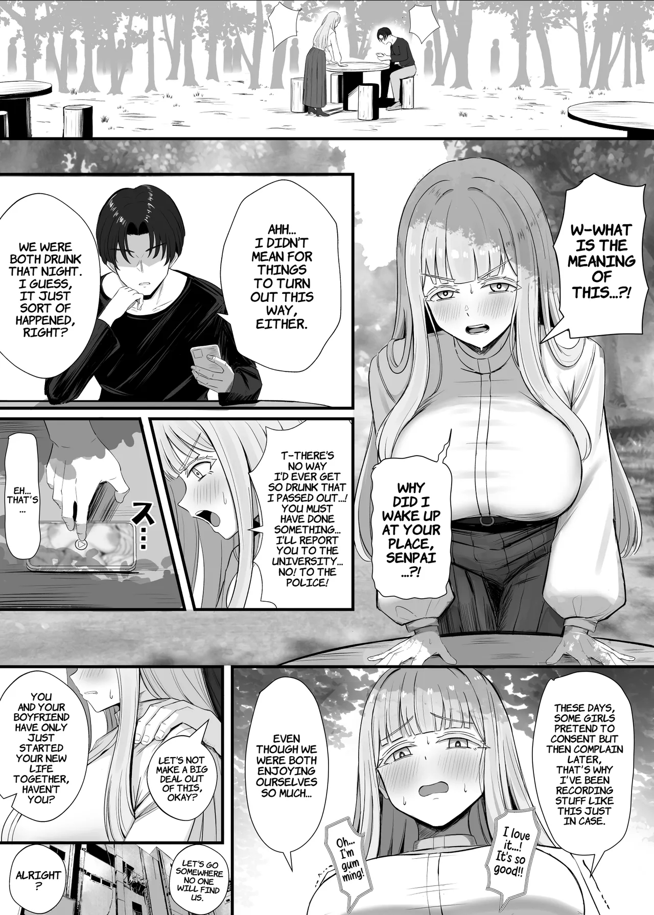 The Blond Anime Otaku Exchange Student With Huge Tits Is Such An Easy Target page 14