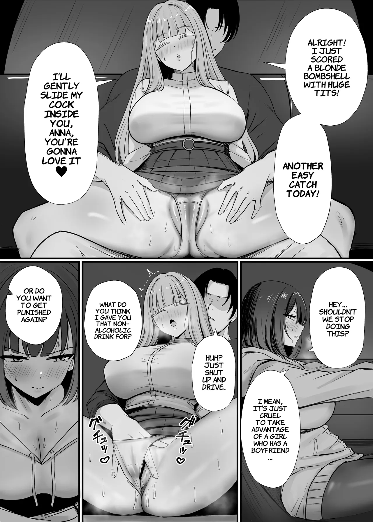 The Blond Anime Otaku Exchange Student With Huge Tits Is Such An Easy Target page 9