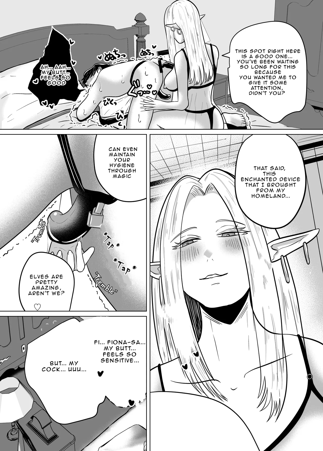 The Elf Onee-san Who's Making Me Wear A Chastity Belt page 11
