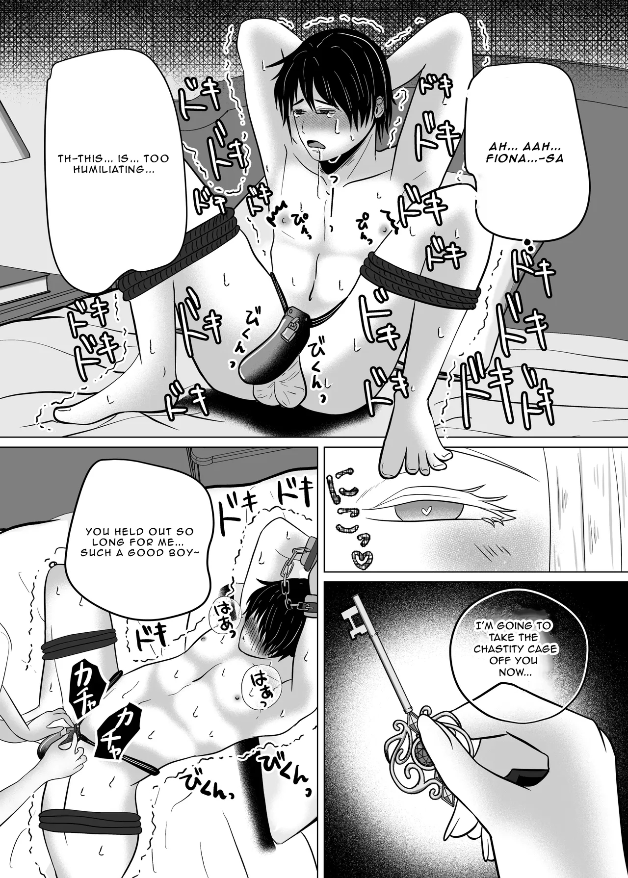 The Elf Onee-san Who's Making Me Wear A Chastity Belt page 20