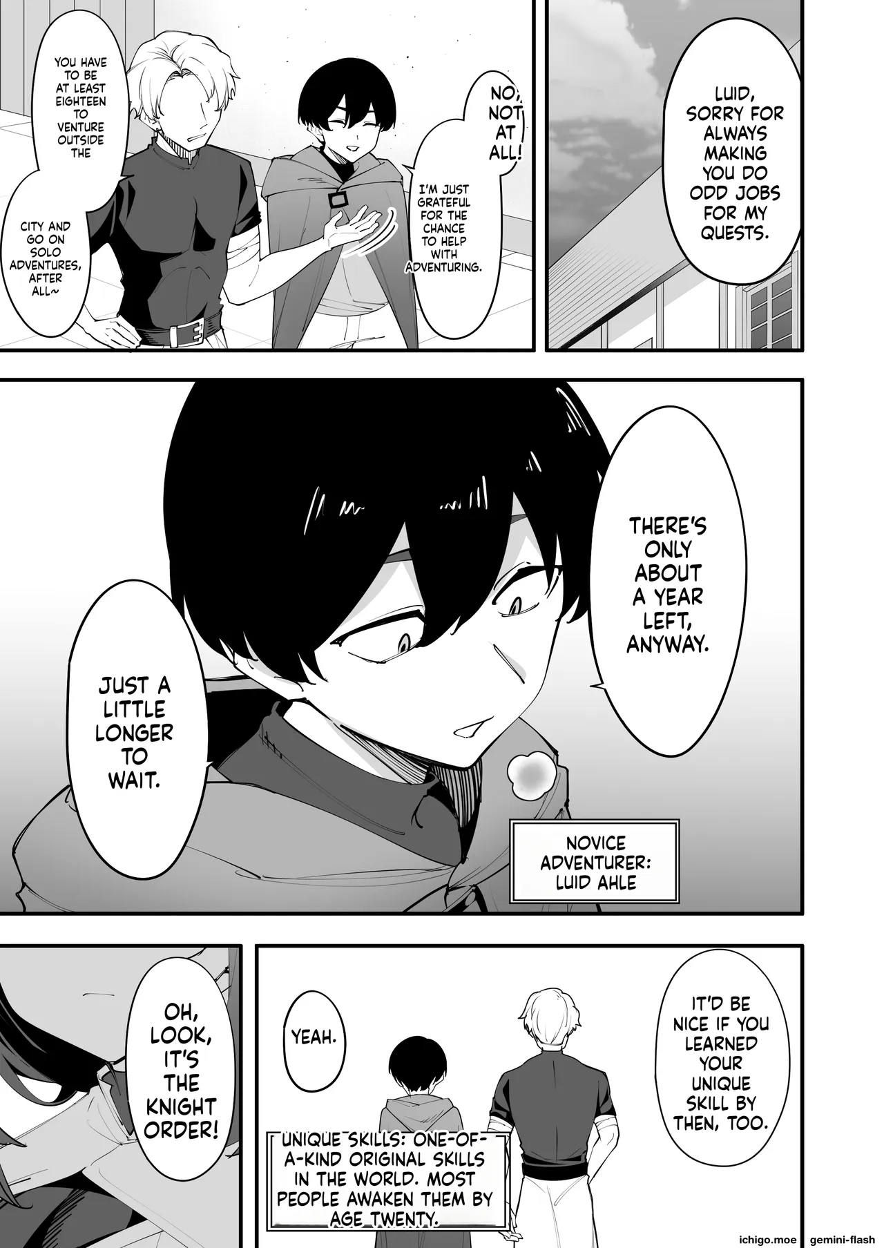 The Frustrated Female Knight Climaxes Non-stop Using Her Younger Brother's Skill page 3