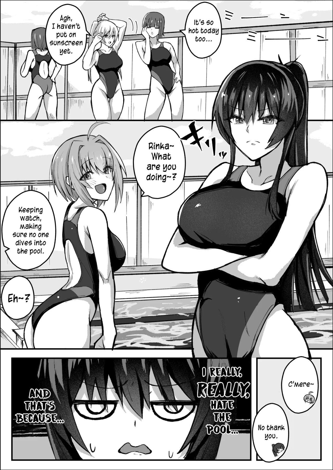 The Futanari Class President Doesn't Want To Give In! page 3