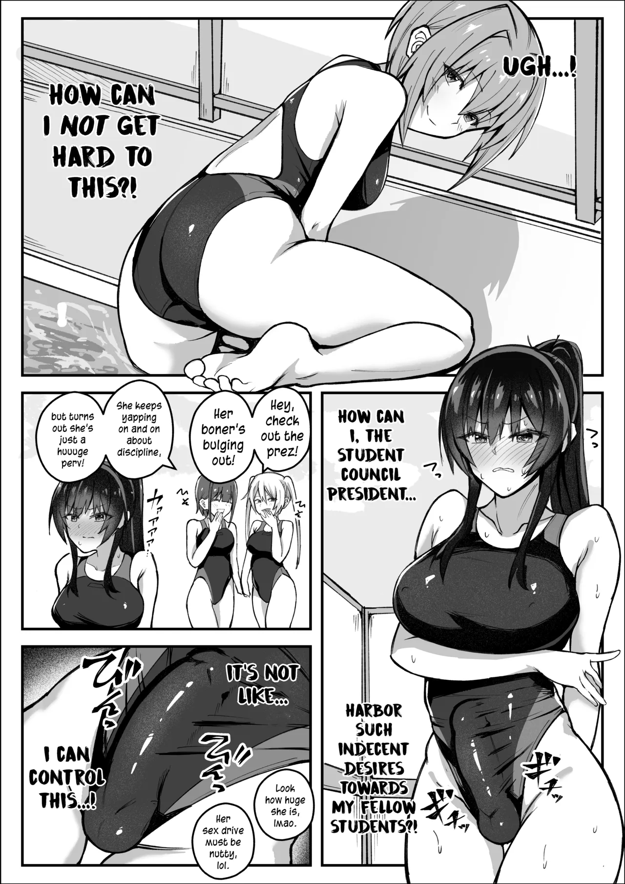 The Futanari Class President Doesn't Want To Give In! page 5