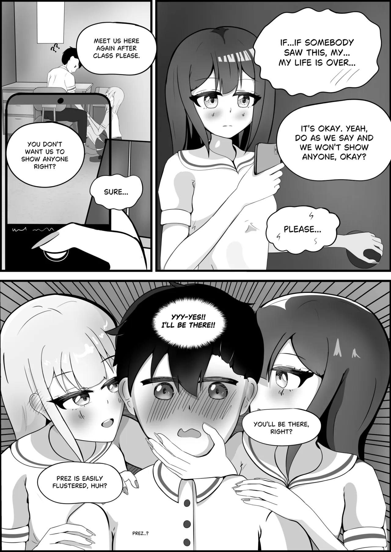 The "masturbating At School" Club! page 4