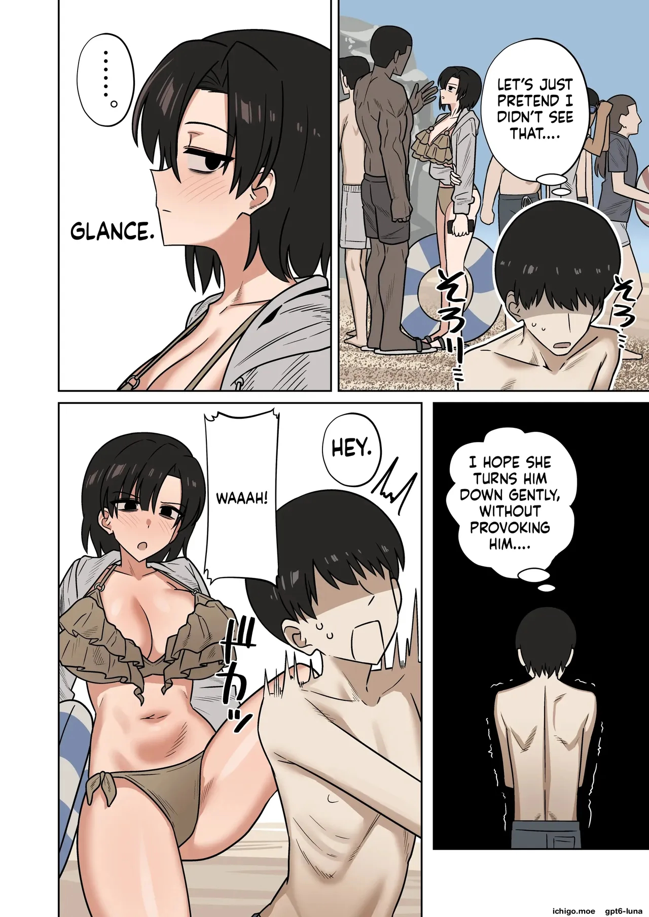 The Result Of Failing To Save My Girlfriend Being Hit On At The Beach…【ntr】 page 2