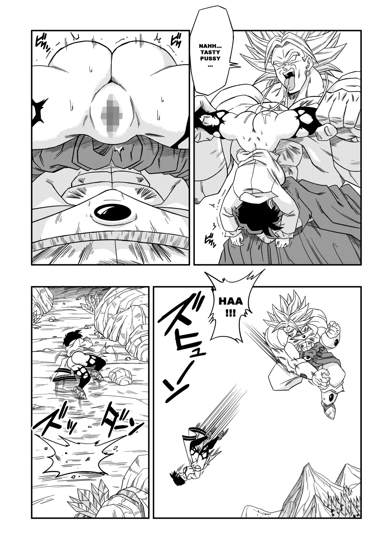The Sacrifice Of Natade Village! Videl Vs Broly! page 15