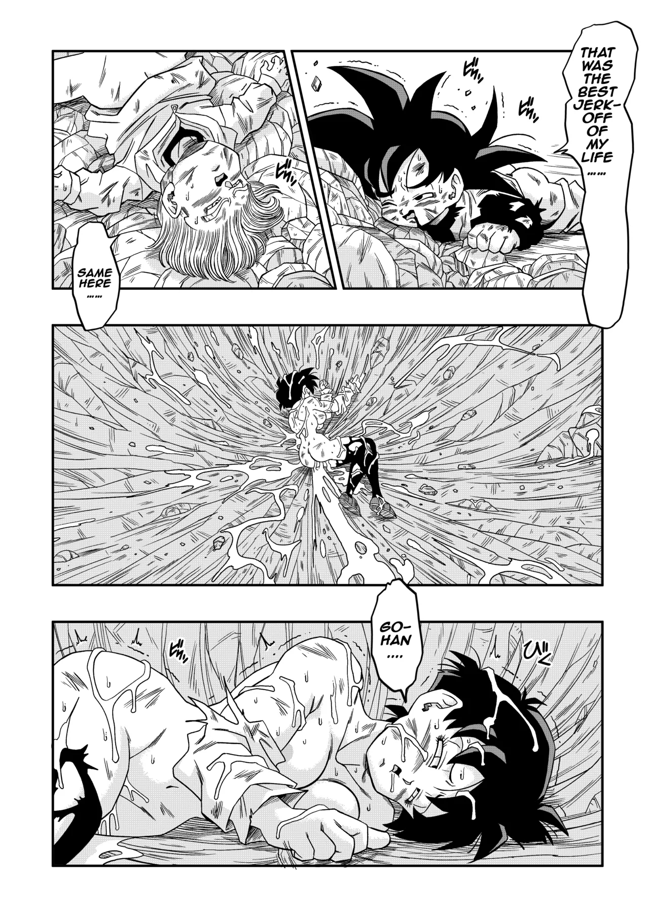 The Sacrifice Of Natade Village! Videl Vs Broly! page 31