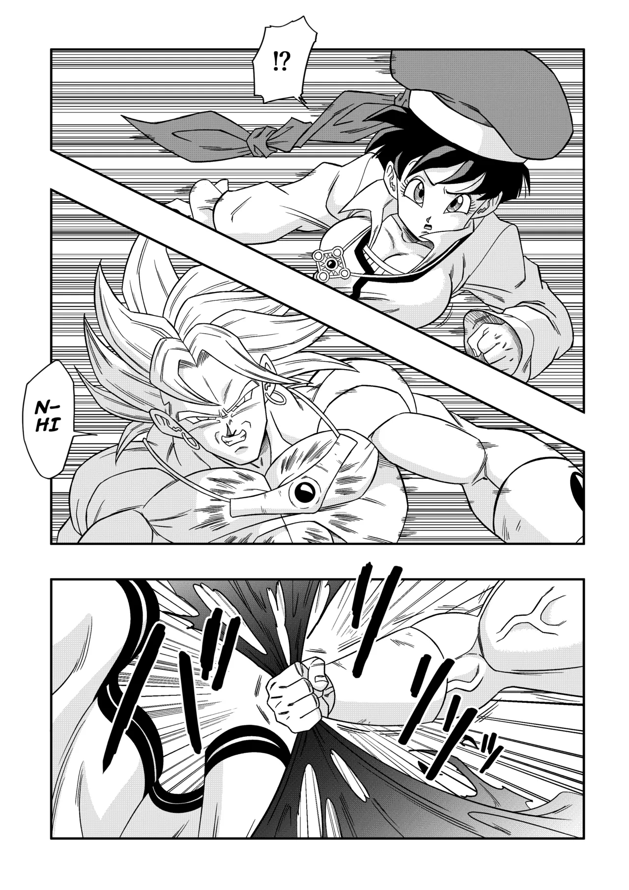 The Sacrifice Of Natade Village! Videl Vs Broly! page 6