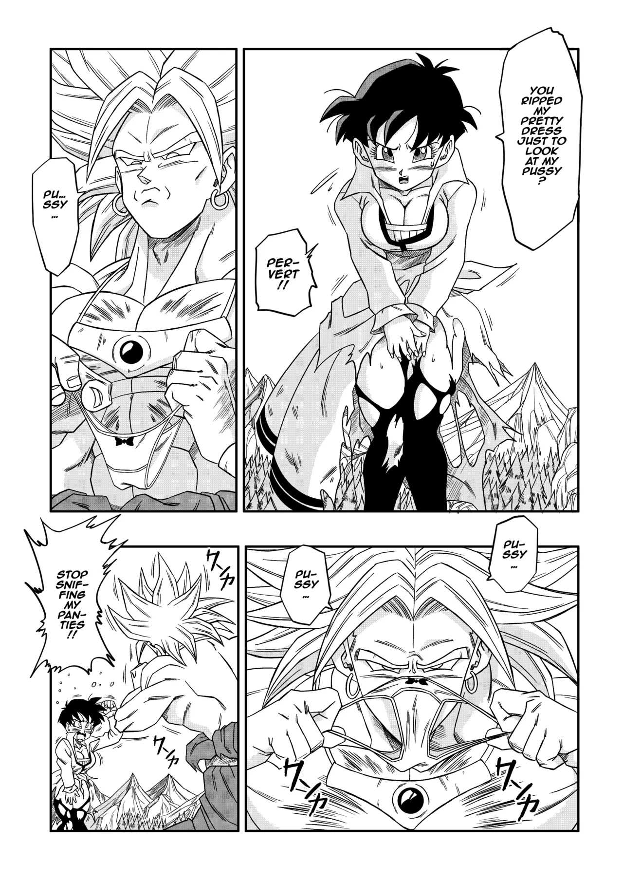 The Sacrifice Of Natade Village! Videl Vs Broly! page 8