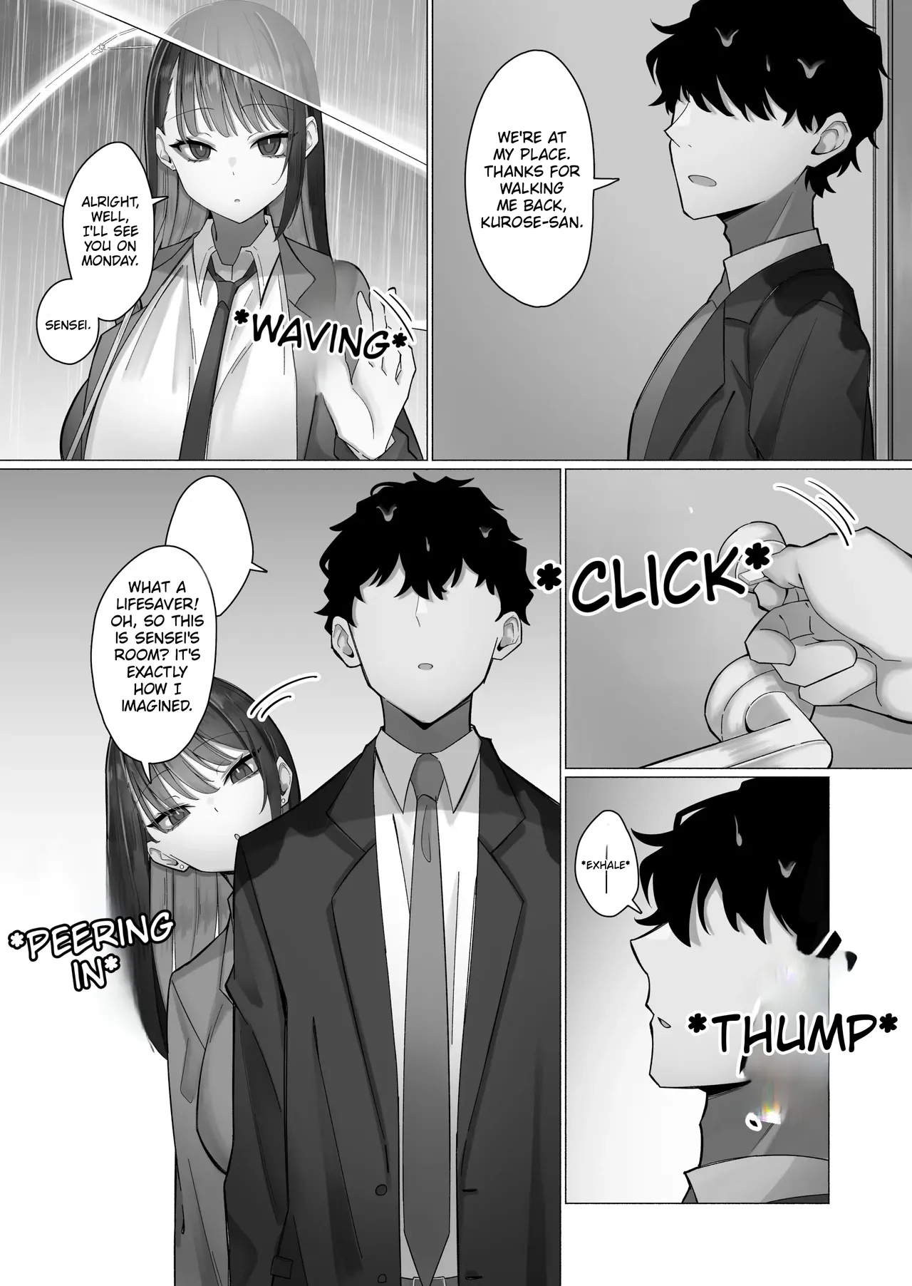 The Story Of Being Completely Won Over By My Gloomy-type Gal Student Through Her Clingy, Intense Advances page 9