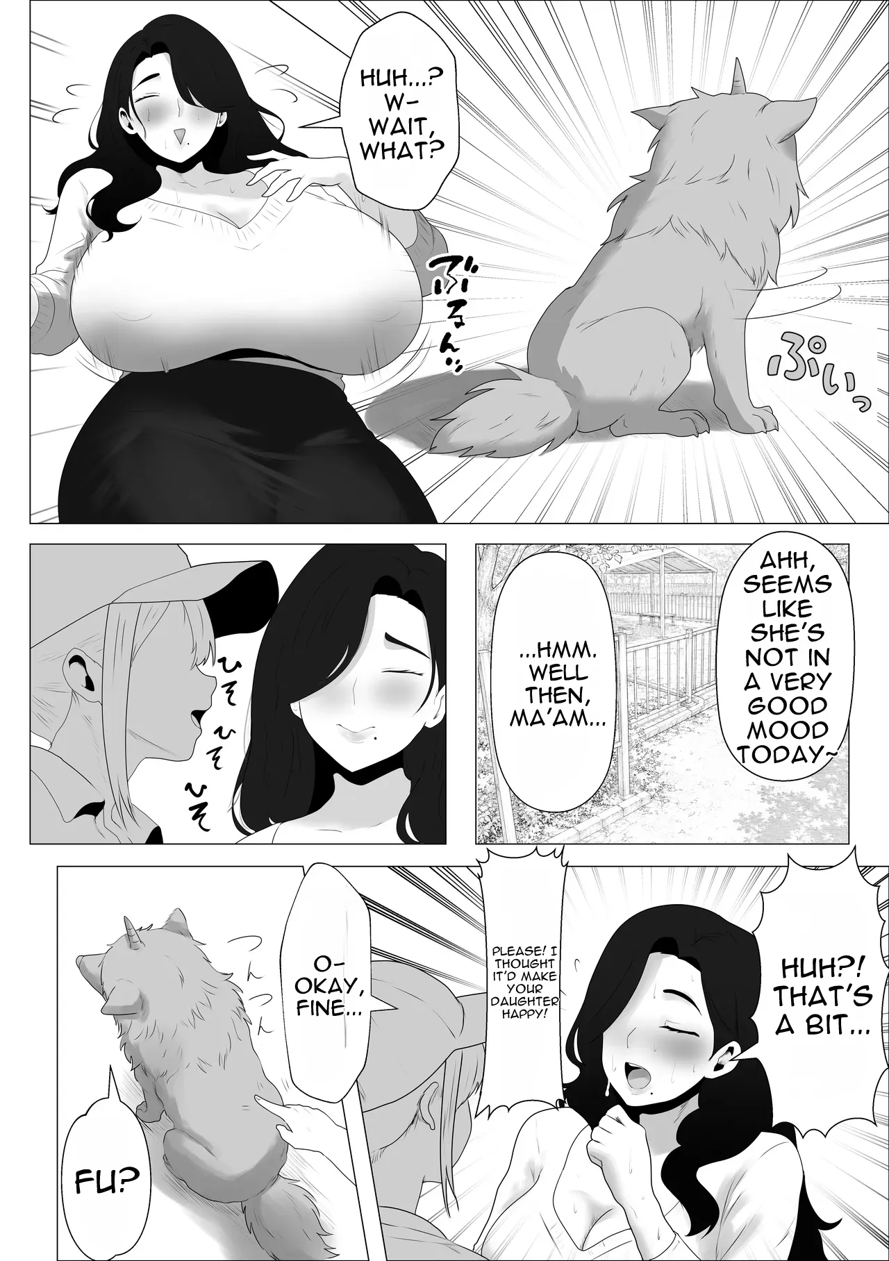 The Story Of How The Big-breasted Wife Had A Real Mating Session At A Monster Petting Experience page 4