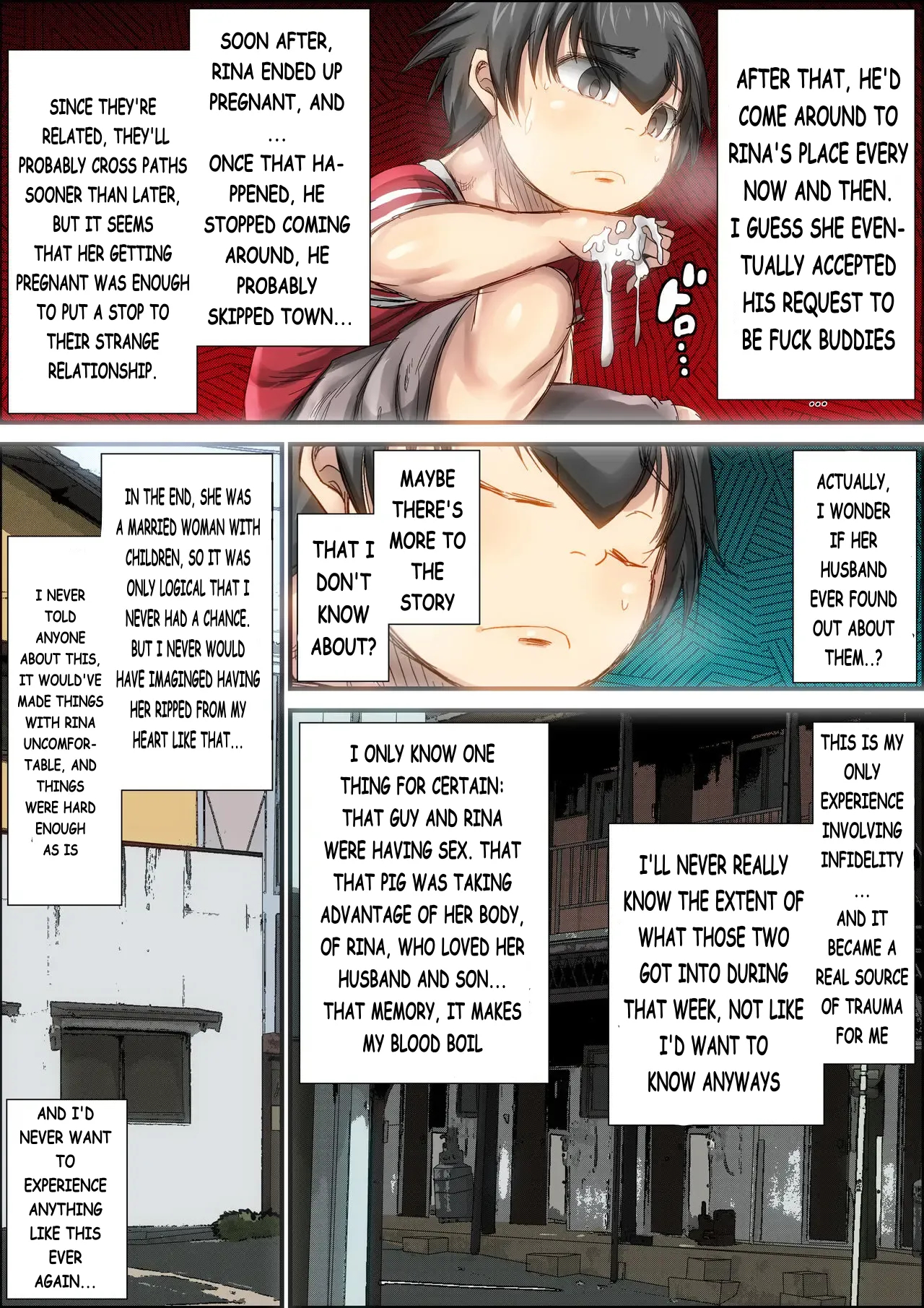 The Story Of That Time The Milf Neighbor I Had A Crush On Was Fucked By A Delinquent page 30