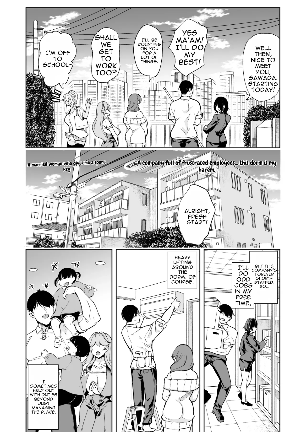 The Wife Who Gives Me A Spare Key ~unfulfilled Employee Dorm Harem~ page 8