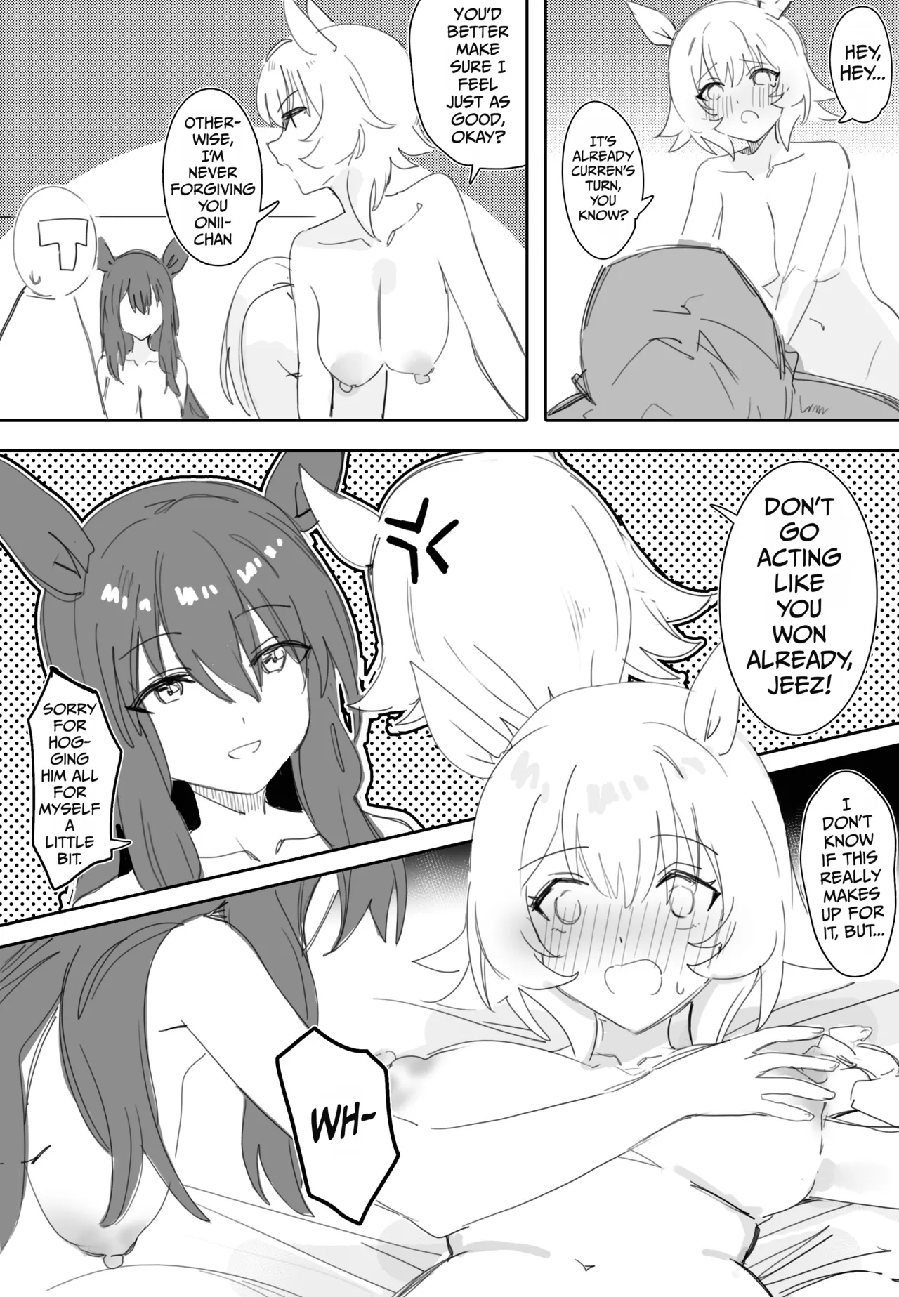 Trainer-san, Onii-chan, Won't You Join Us In The Bath? page 27