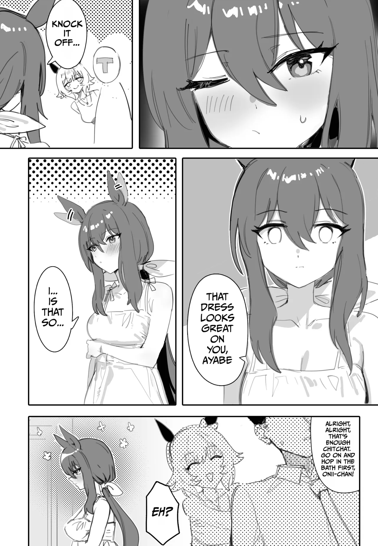 Trainer-san, Onii-chan, Won't You Join Us In The Bath? page 3